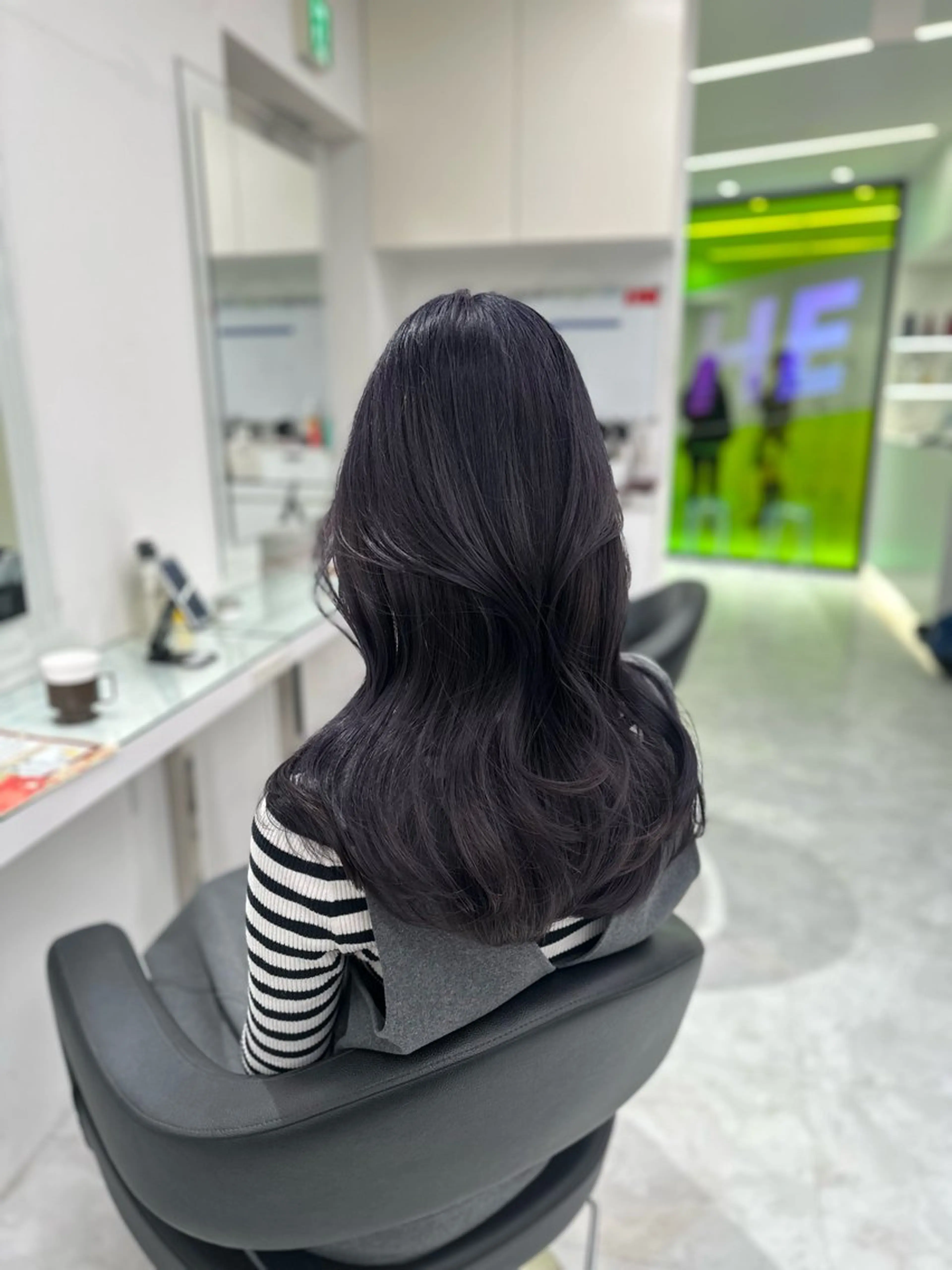 セミロング カラー ヘアカラー トリートメント ヘッドスパ ヘアセット ❄最強かわいいカラー ❄️MINA❄️のヘアスタイル