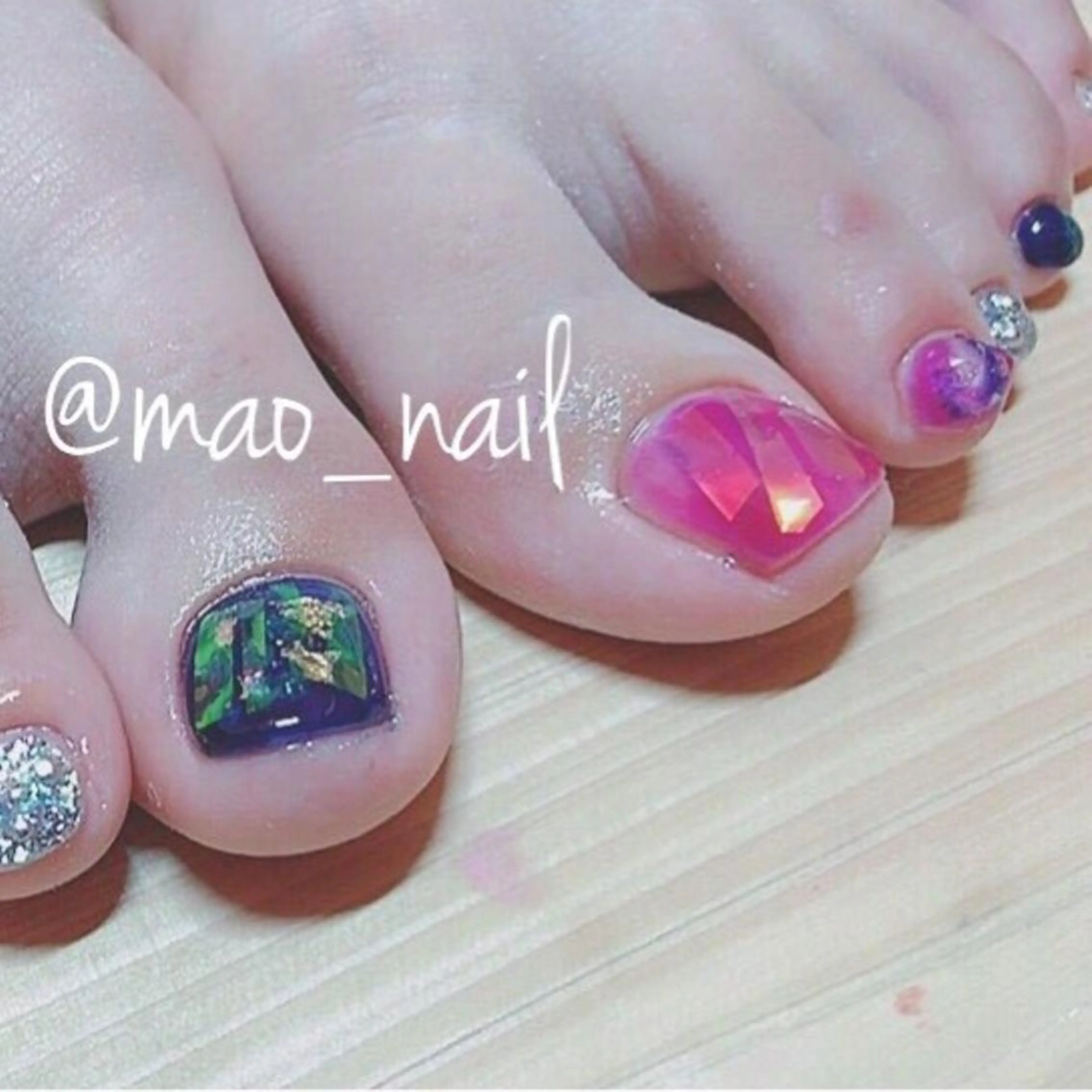 ネイル フットネイル mao nailのネイルデザイン