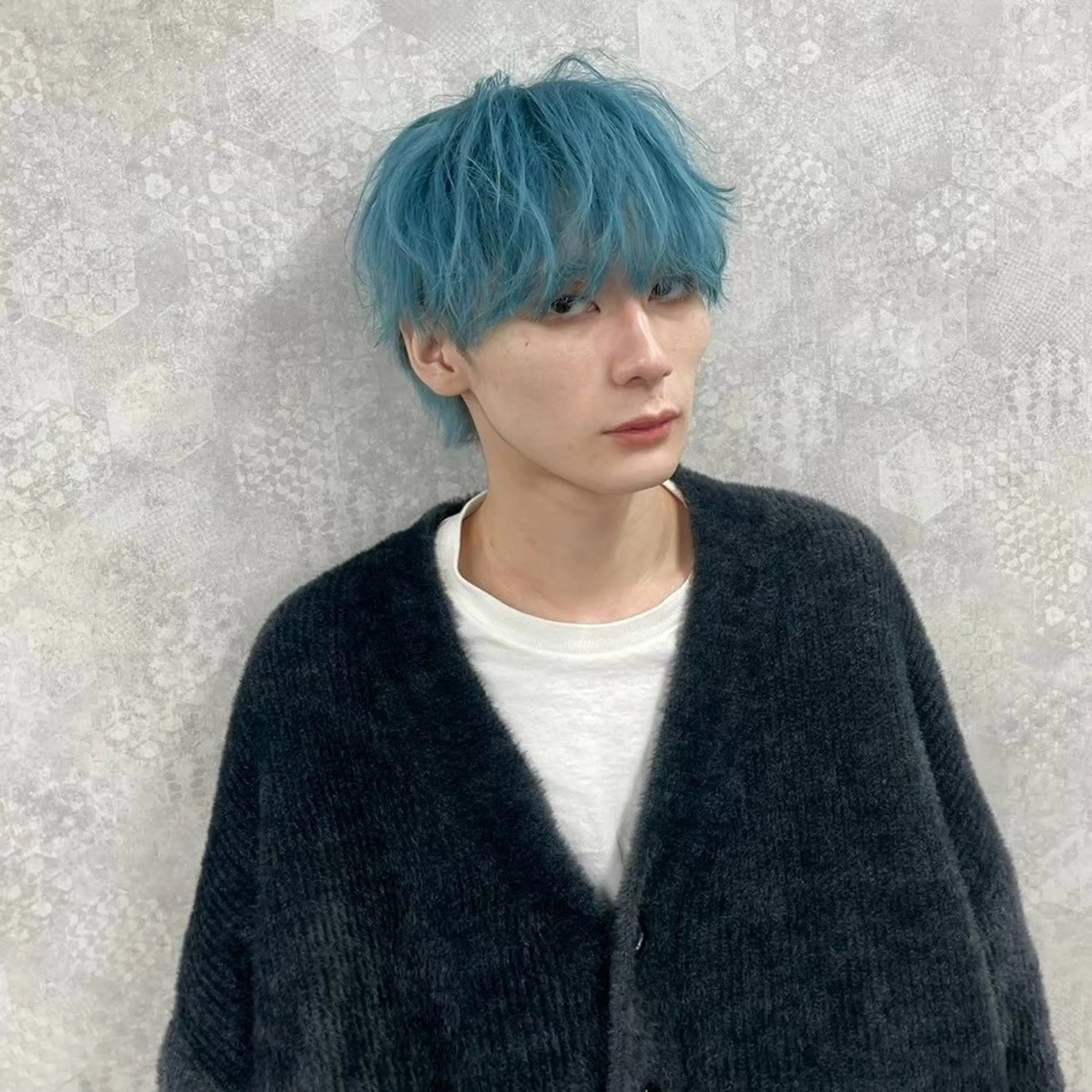 カラー メンズ メンズカット/ ハイトーン/琉輝のヘアスタイル