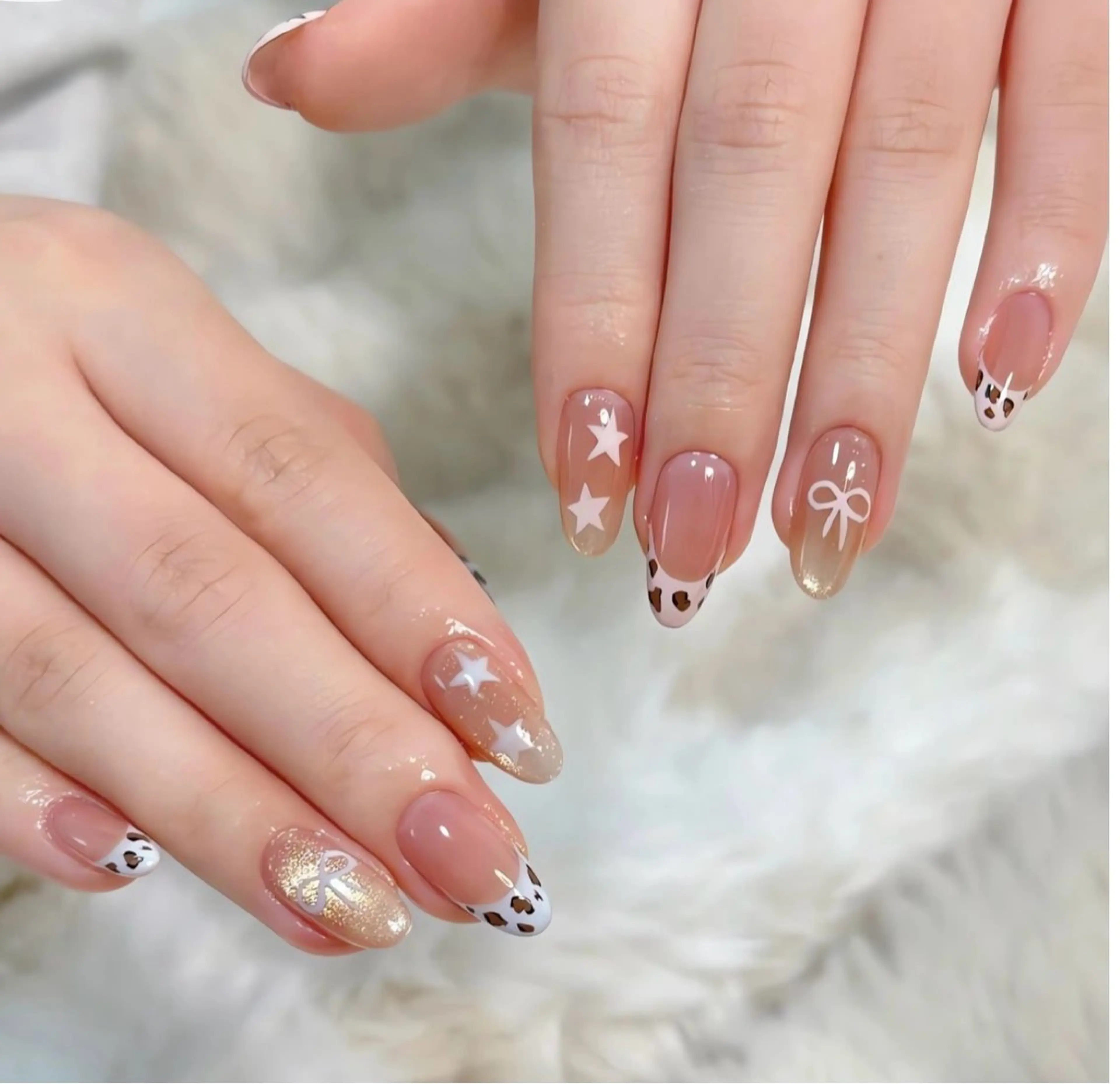 ネイル アートネイル 長さ出し フットネイル フレンチネイル ジェルネイル Kawaii Nail Salon所属・YURI NAIL NARITAのネイルデザイン