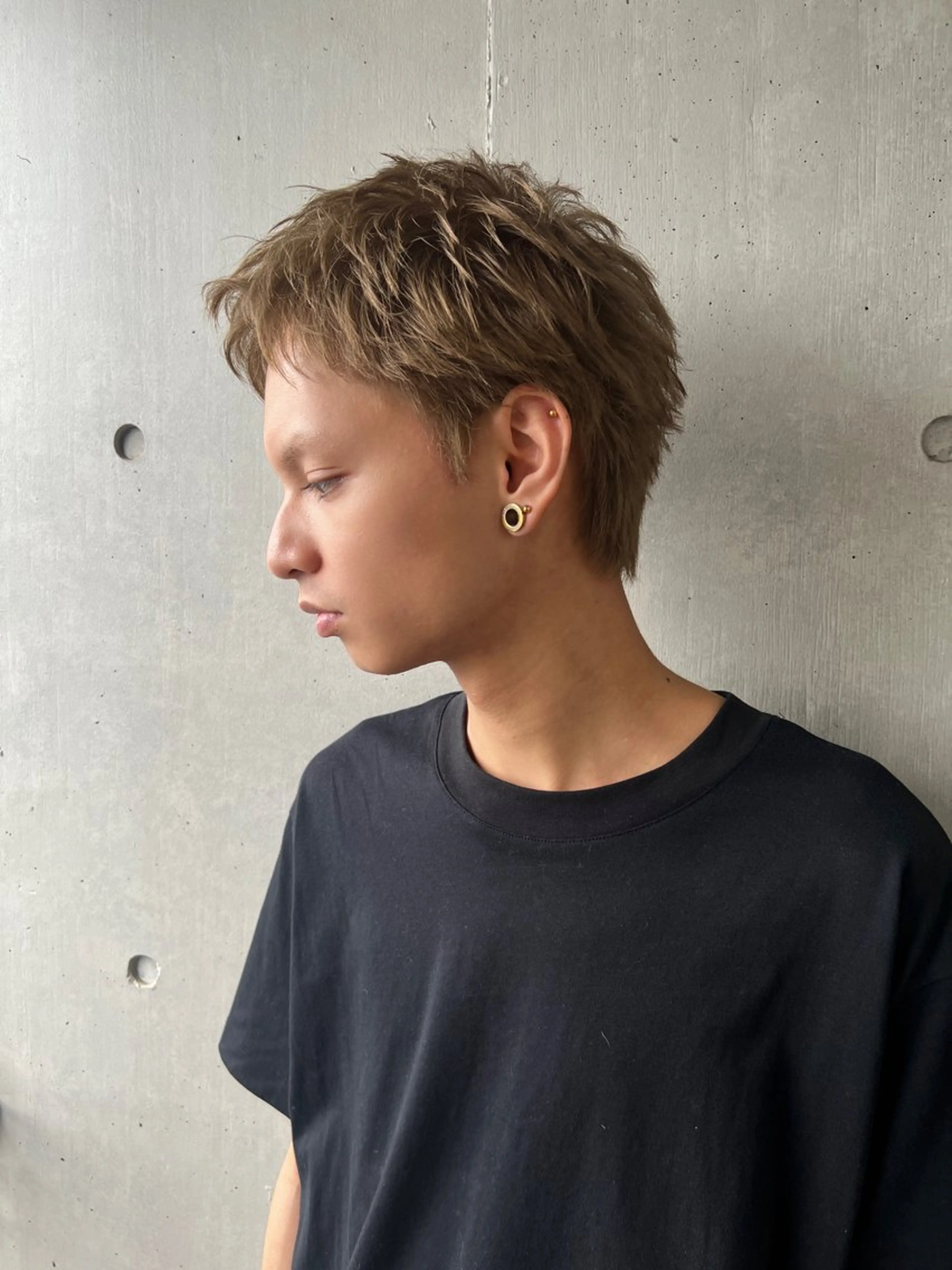 ショート メンズ メンズ職人/センター パート/富沢真斗のヘアスタイル