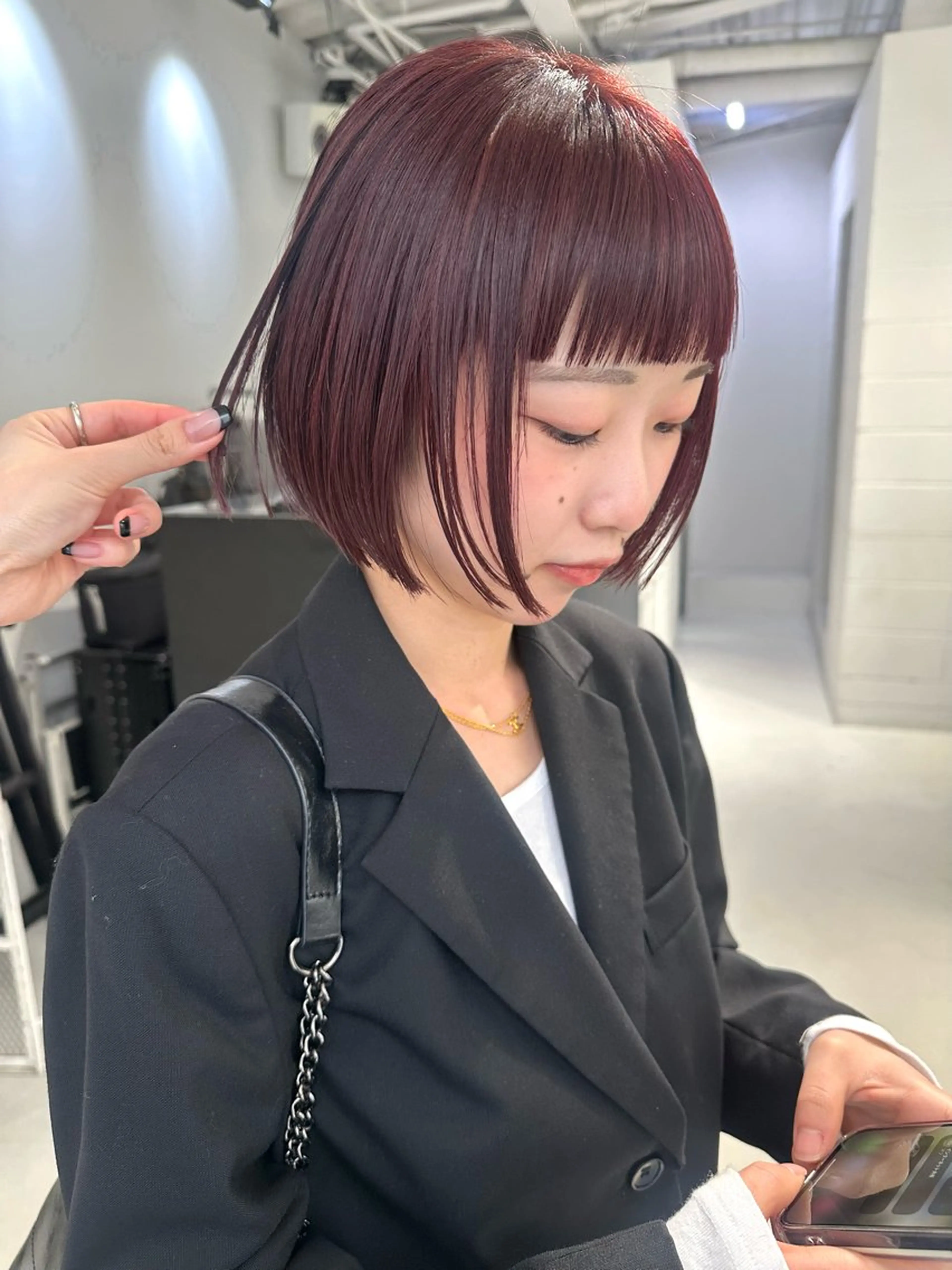 ショート カラー カット ヘアカラー トリートメント レイヤーカット/艶髪 ✨💭KIRARIのヘアスタイル