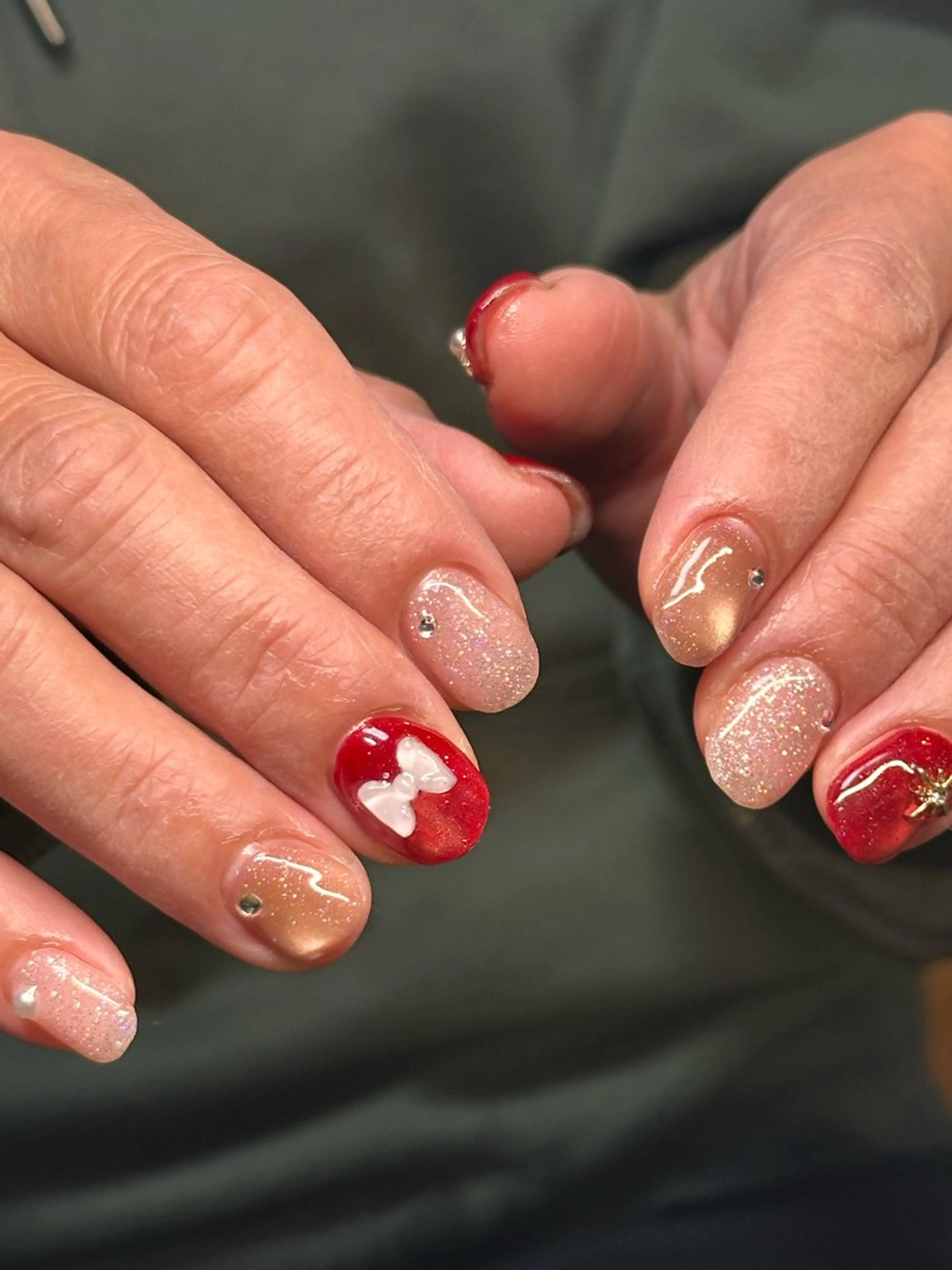 ネイル 赤色 ハンドネイル つめピリカ所属・つめピリカ きさらのネイルデザイン