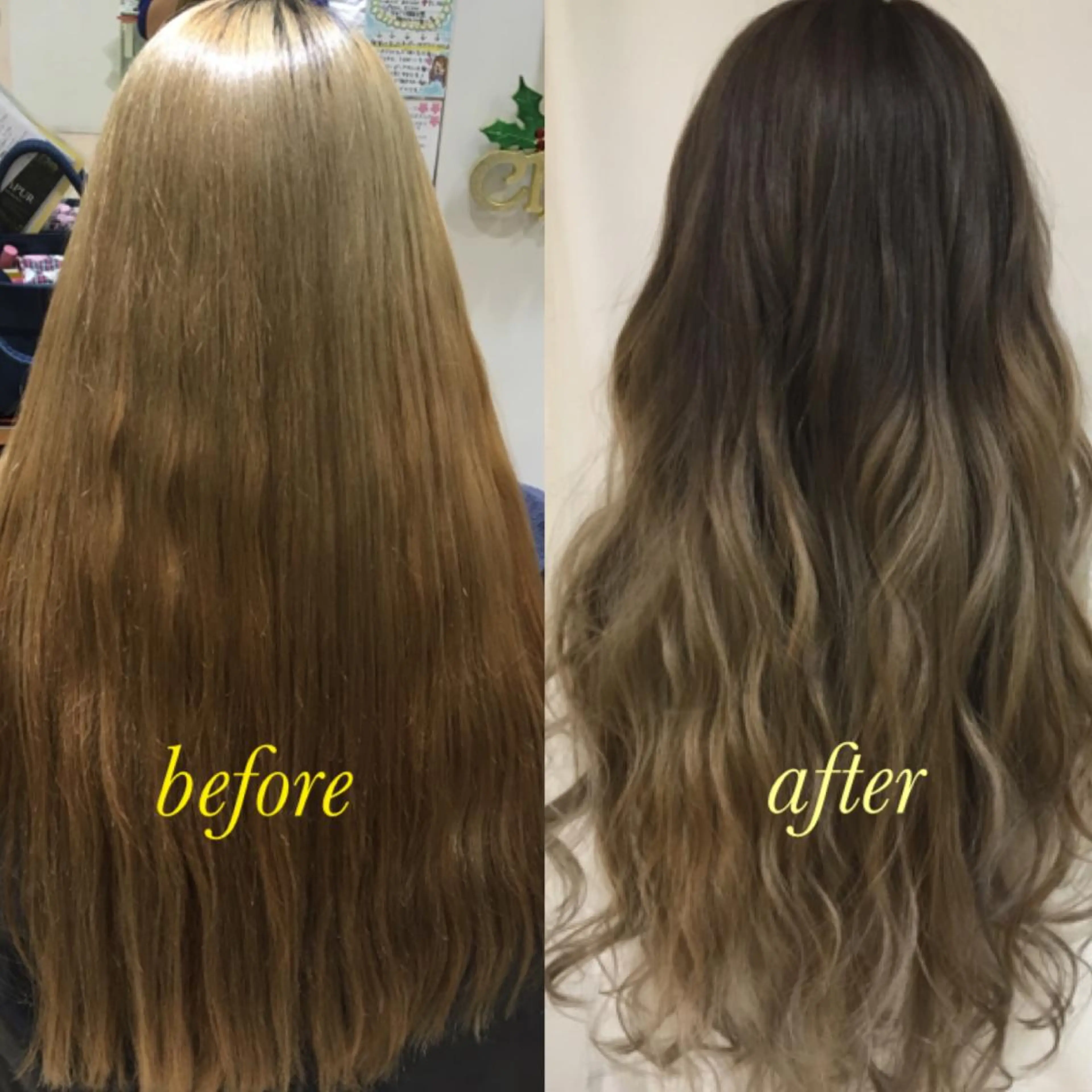 ロング カラー ヘアアレンジ きむえり/髪質改善 /セット/カラーのヘアスタイル