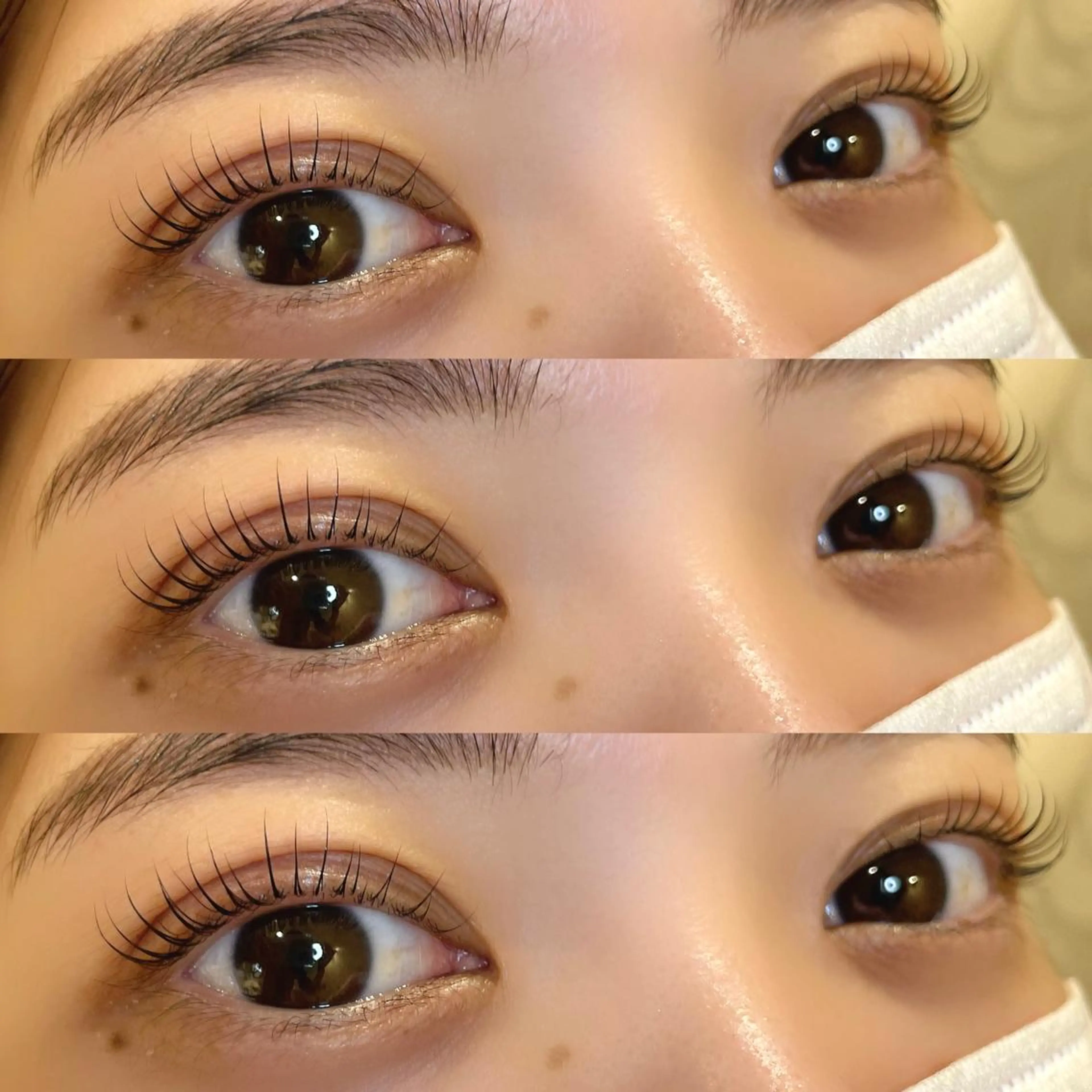 マツエク・マツパ カラーマツエク フラットラッシュ ナチュラル パリジェンヌラッシュリフト 一重×まつ毛パーマ マツパ 💕丸島 夏名🐰🍀のマツエク・マツパデザイン