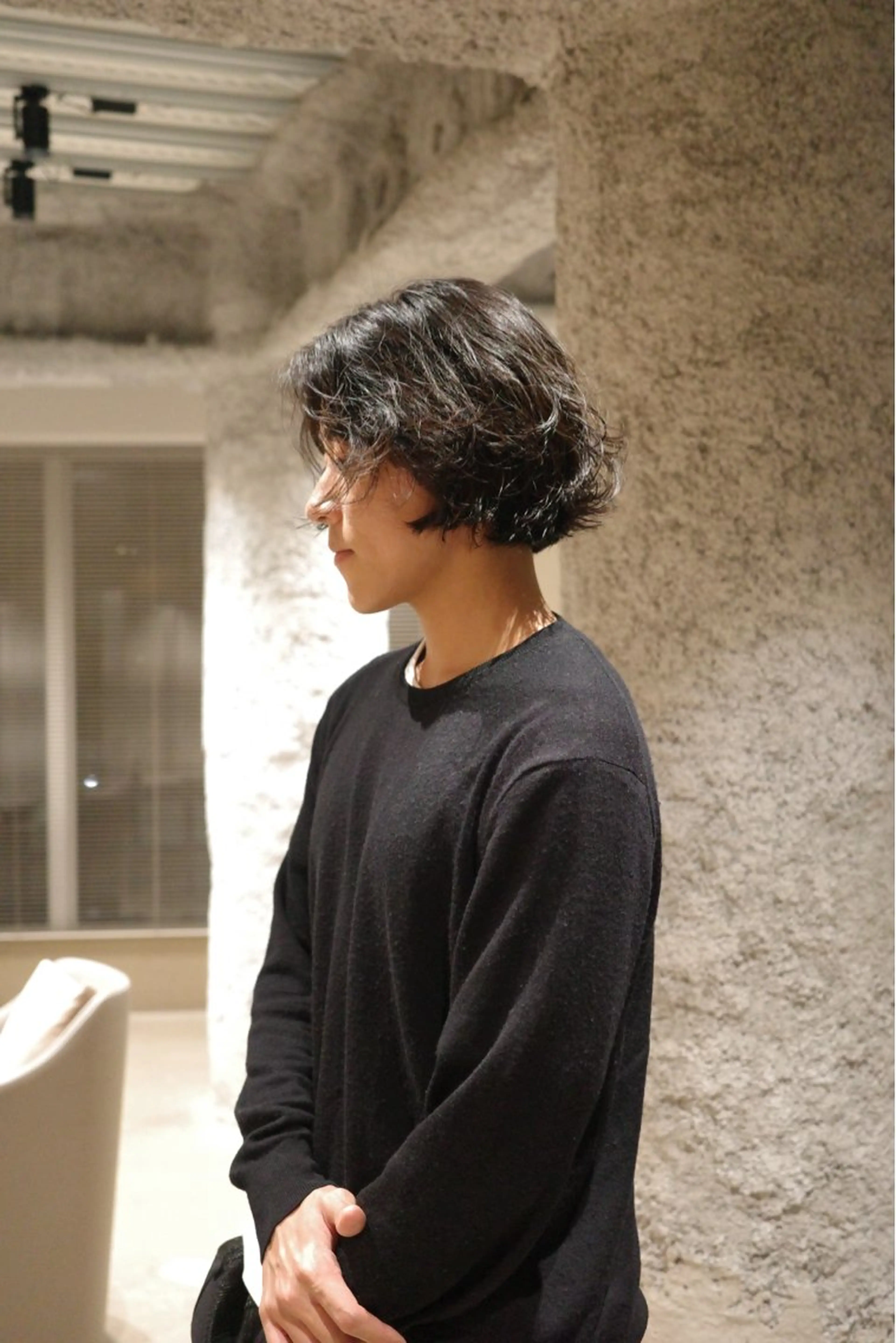 ショート パーマ メンズ 未 来カットモデル無料のヘアスタイル