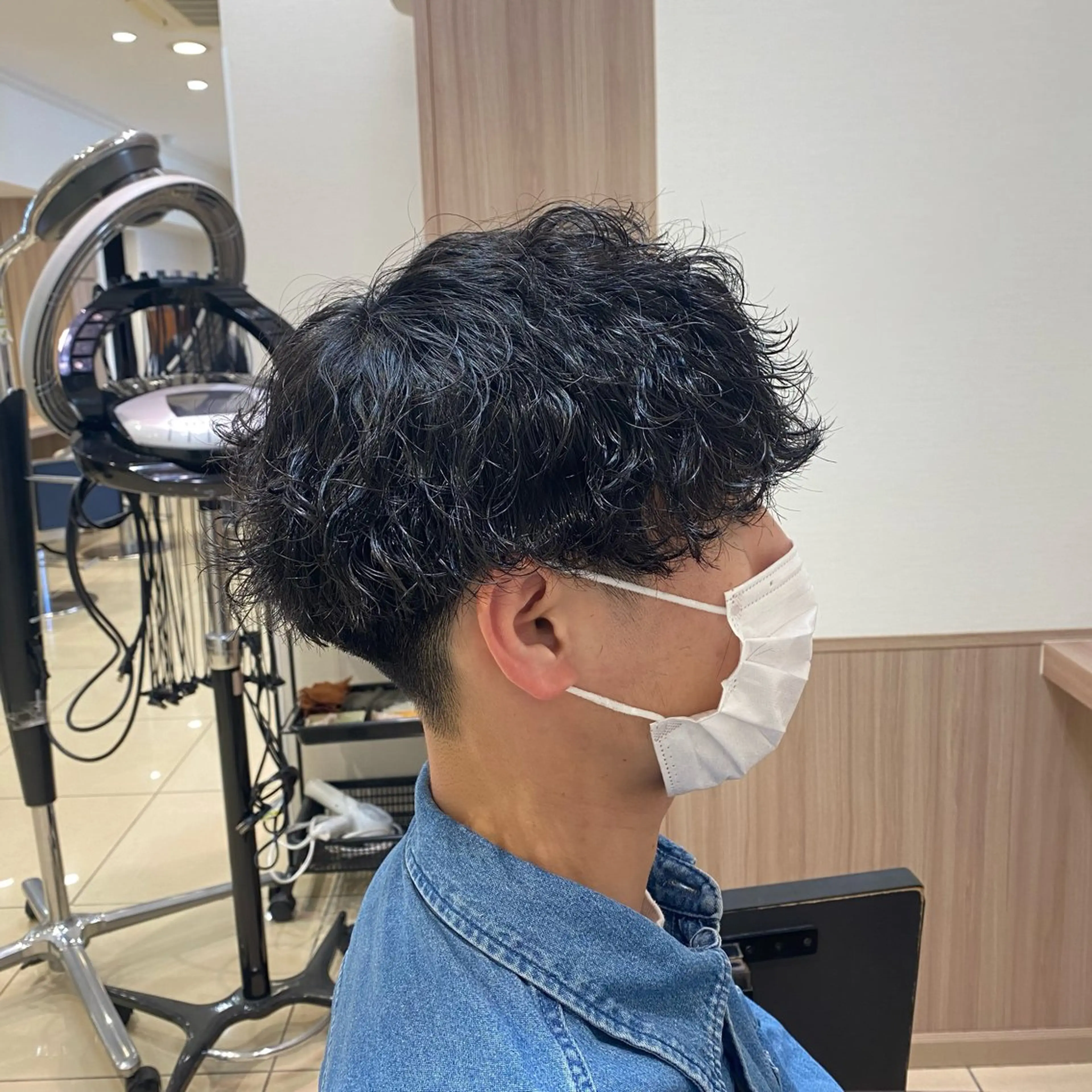 ミディアム パーマ ミディアムパーマ 透明感カラー/ 松井克樹のヘアスタイル