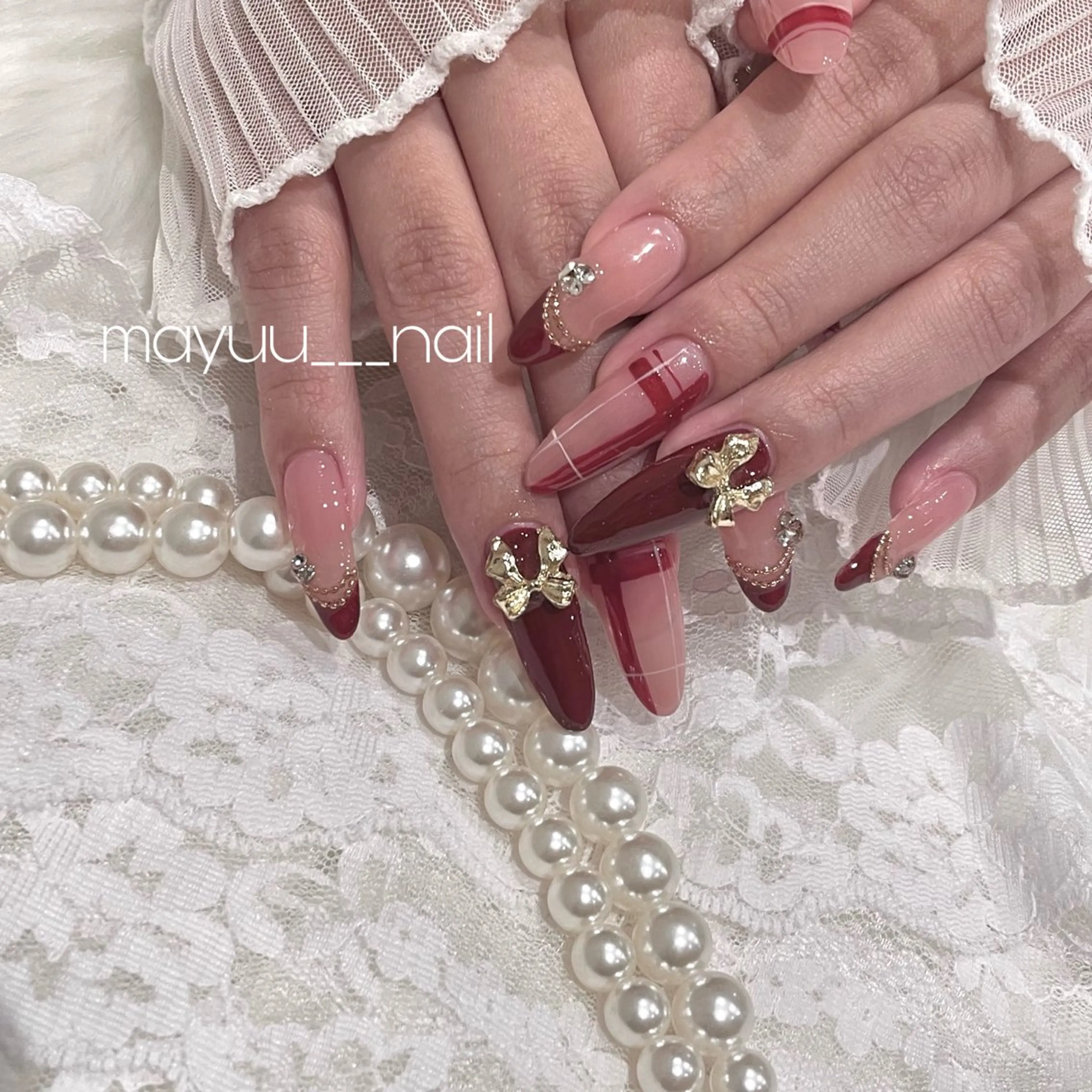 ネイル 🎀 Mayu 🎀痛ネイルのネイルデザイン