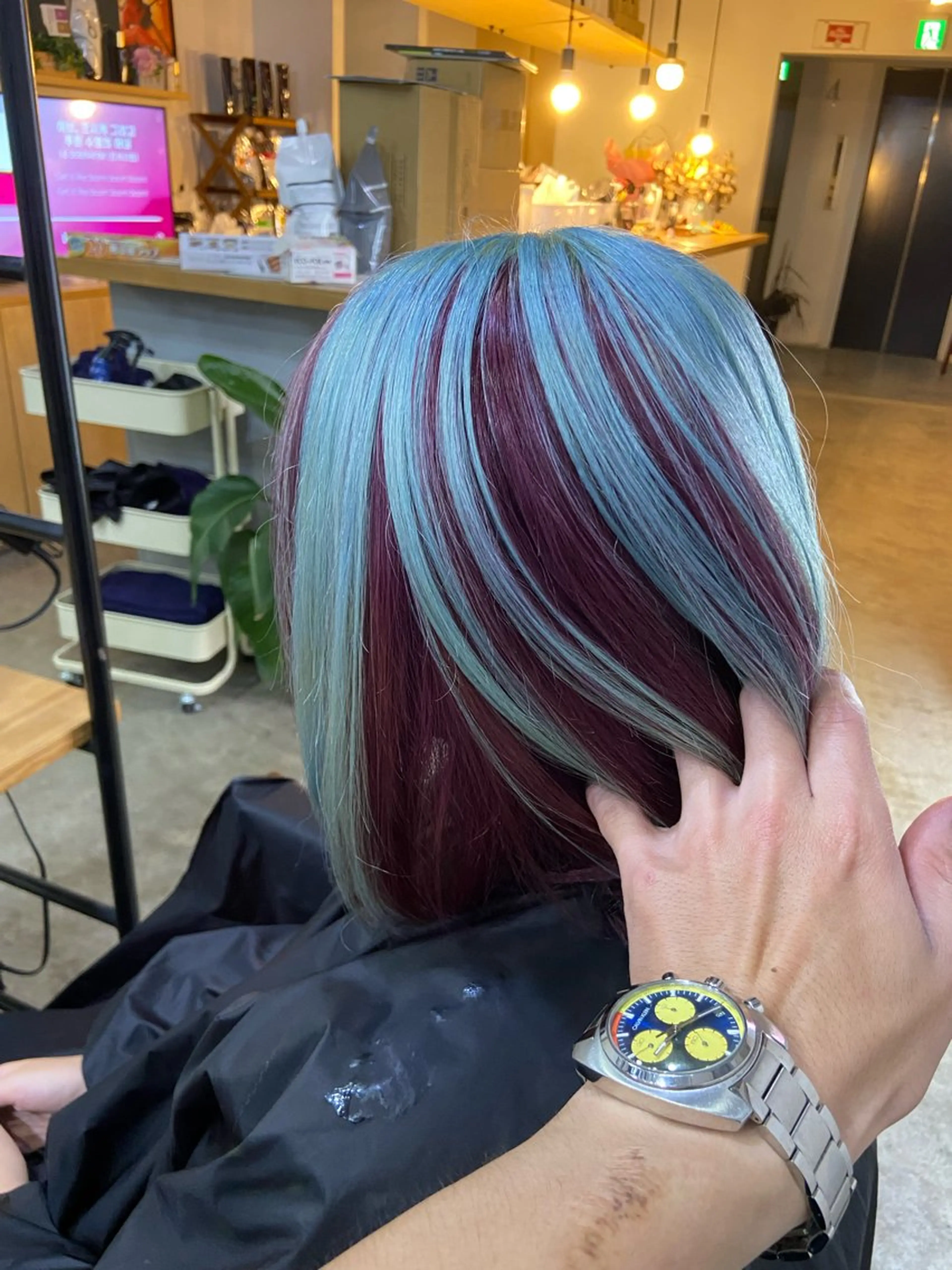 ロング ヘアカラー Selene 難波店 店長SHINTANIのヘアスタイル