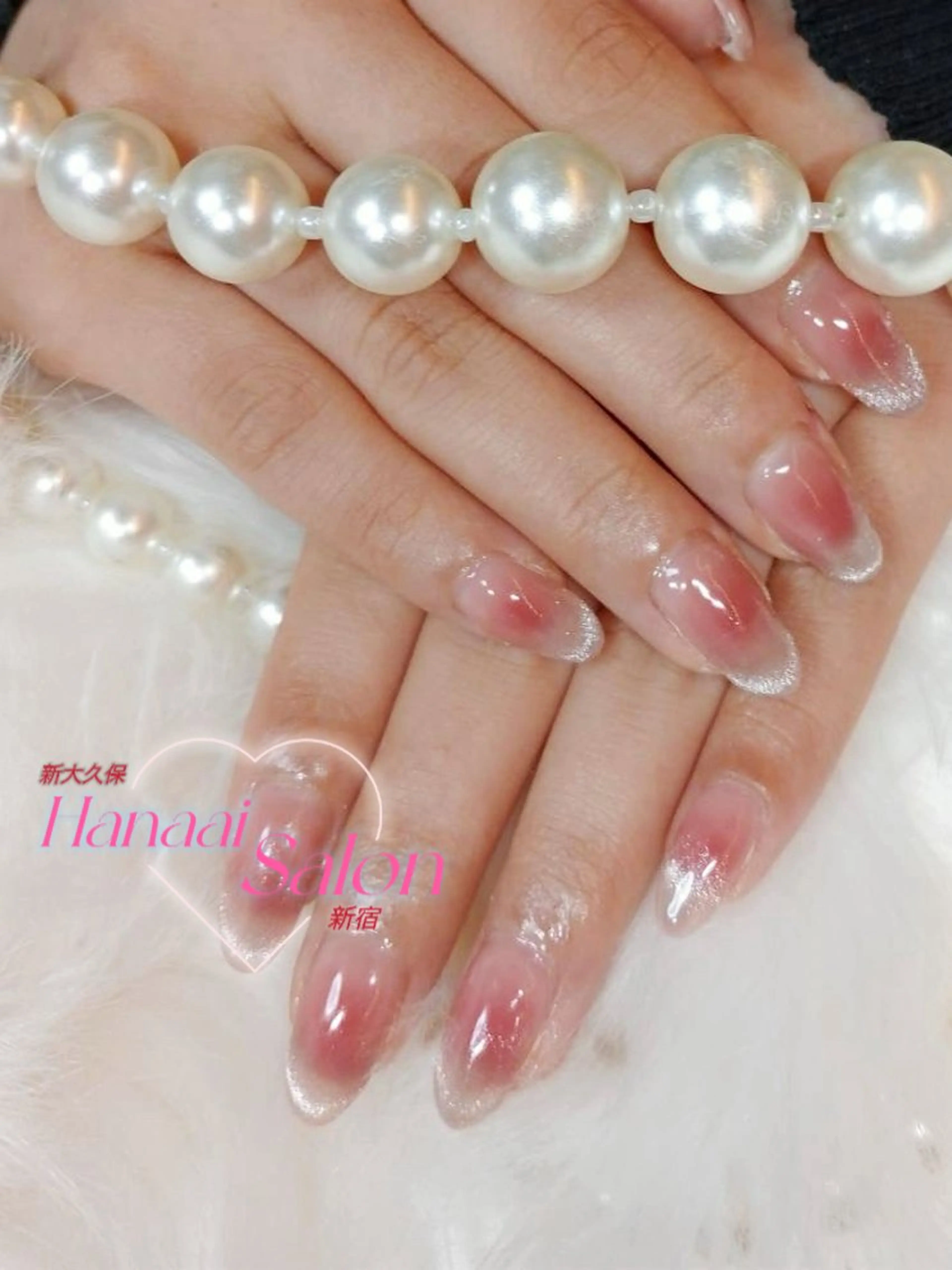 ミディアム ハンドネイル Hanaai Salon新大久保店のネイルデザイン