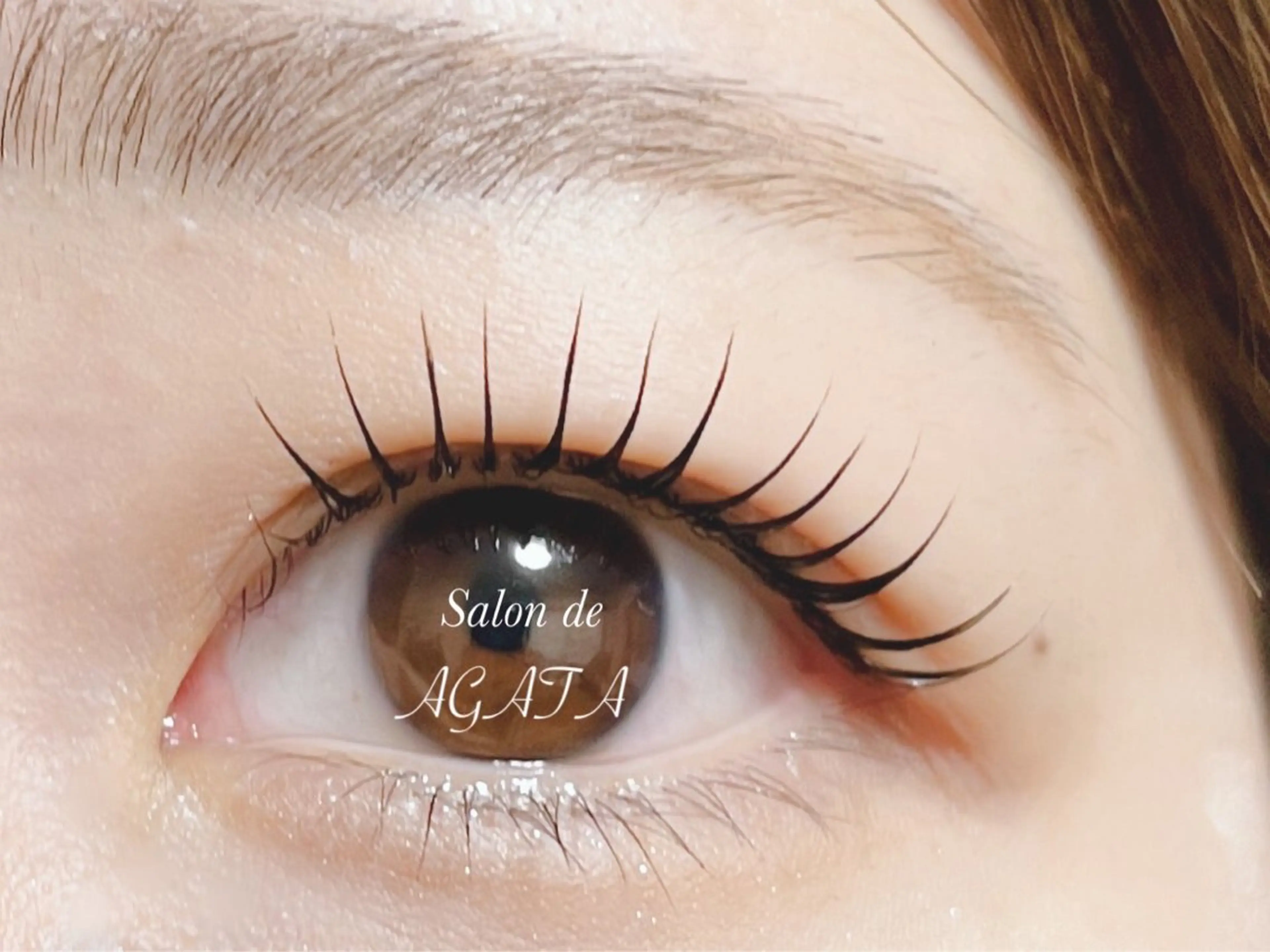 🤍マスカラパーマ🤍ブラックティントでマスカラいらず🧸の写真