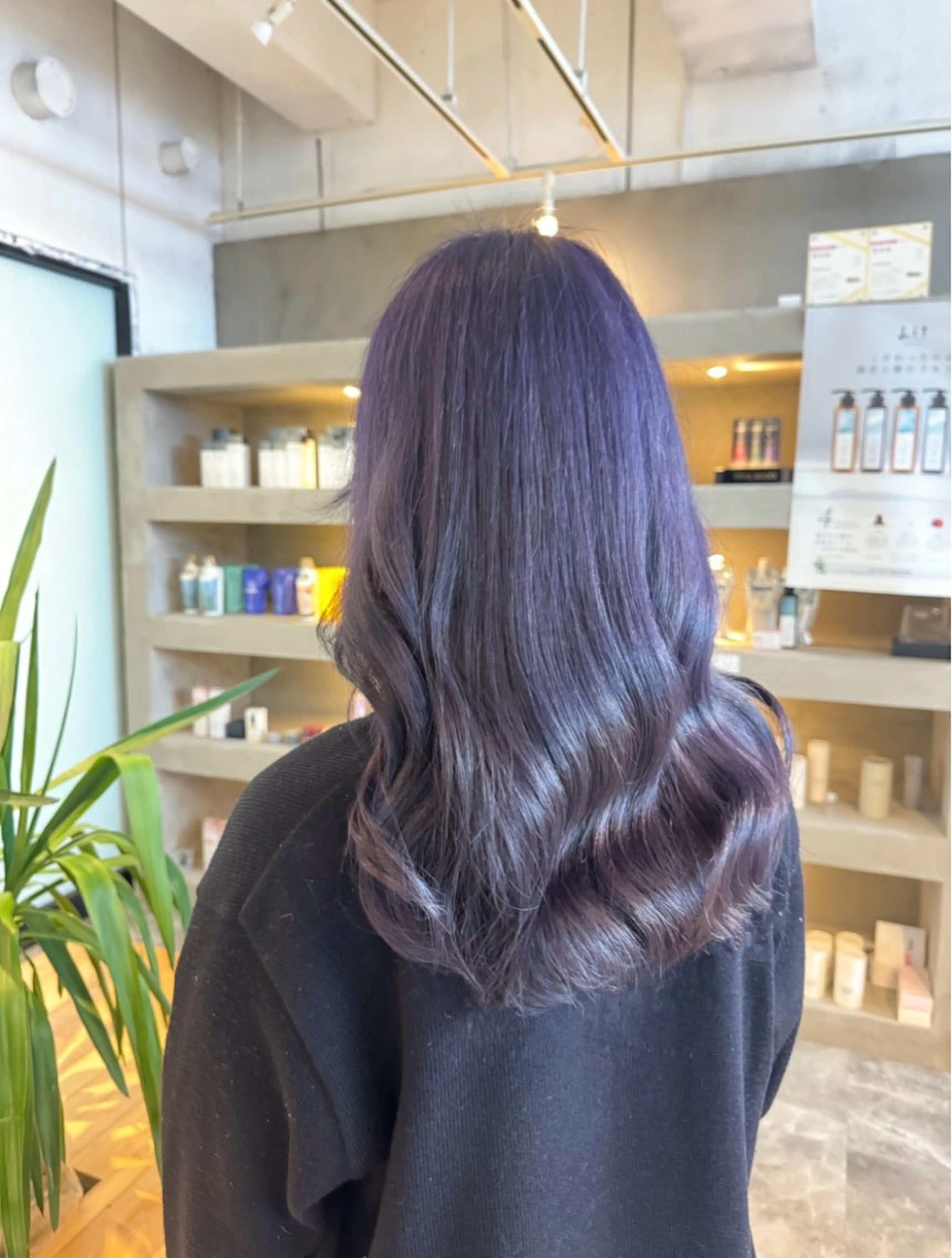 ロング カラー 蓮田 好良のヘアスタイル