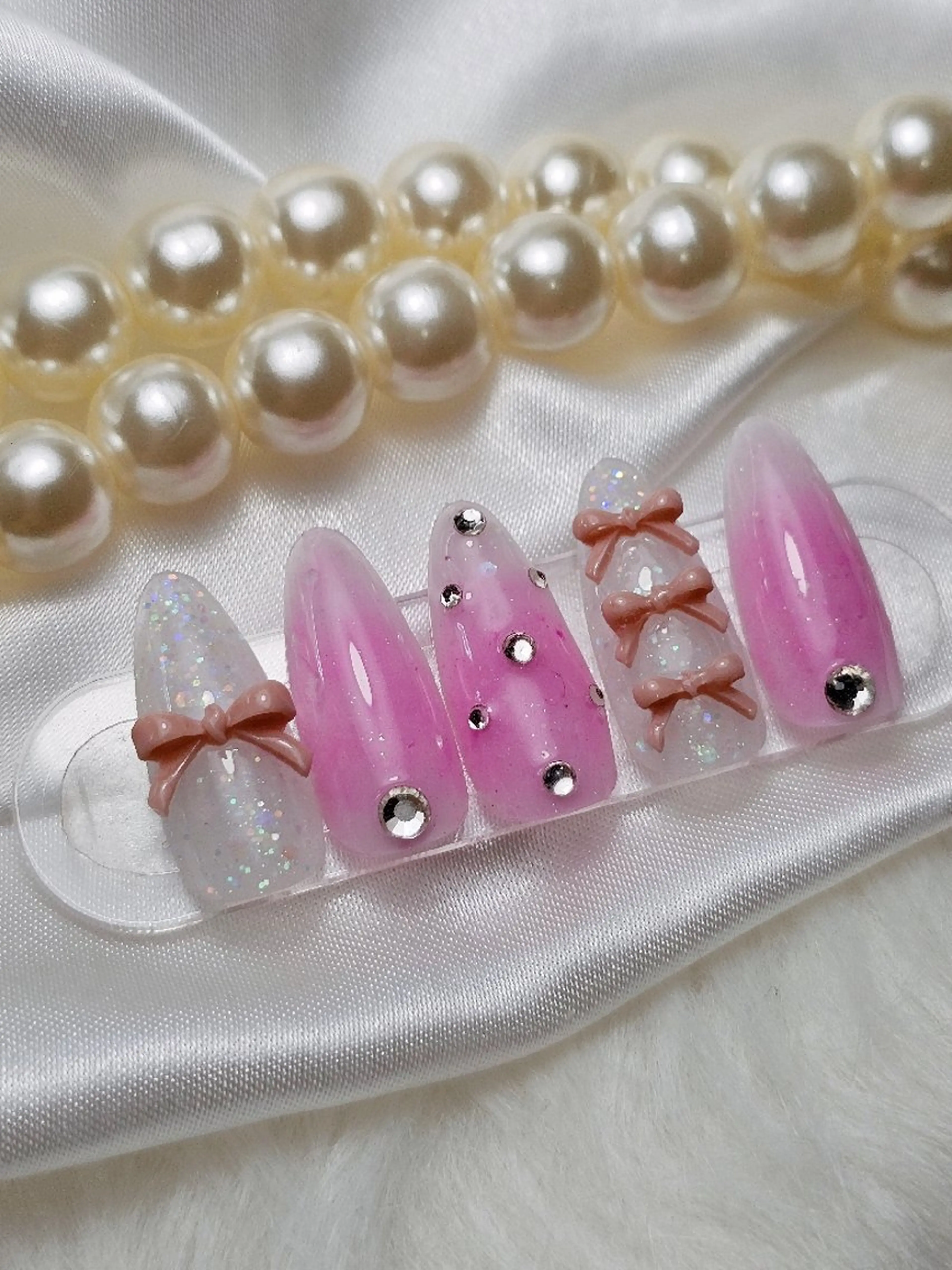 ネイル ガーリー スカルプネイル Ra: Nail所属・Ra: nail    西新 韓国ネイルのネイルデザイン