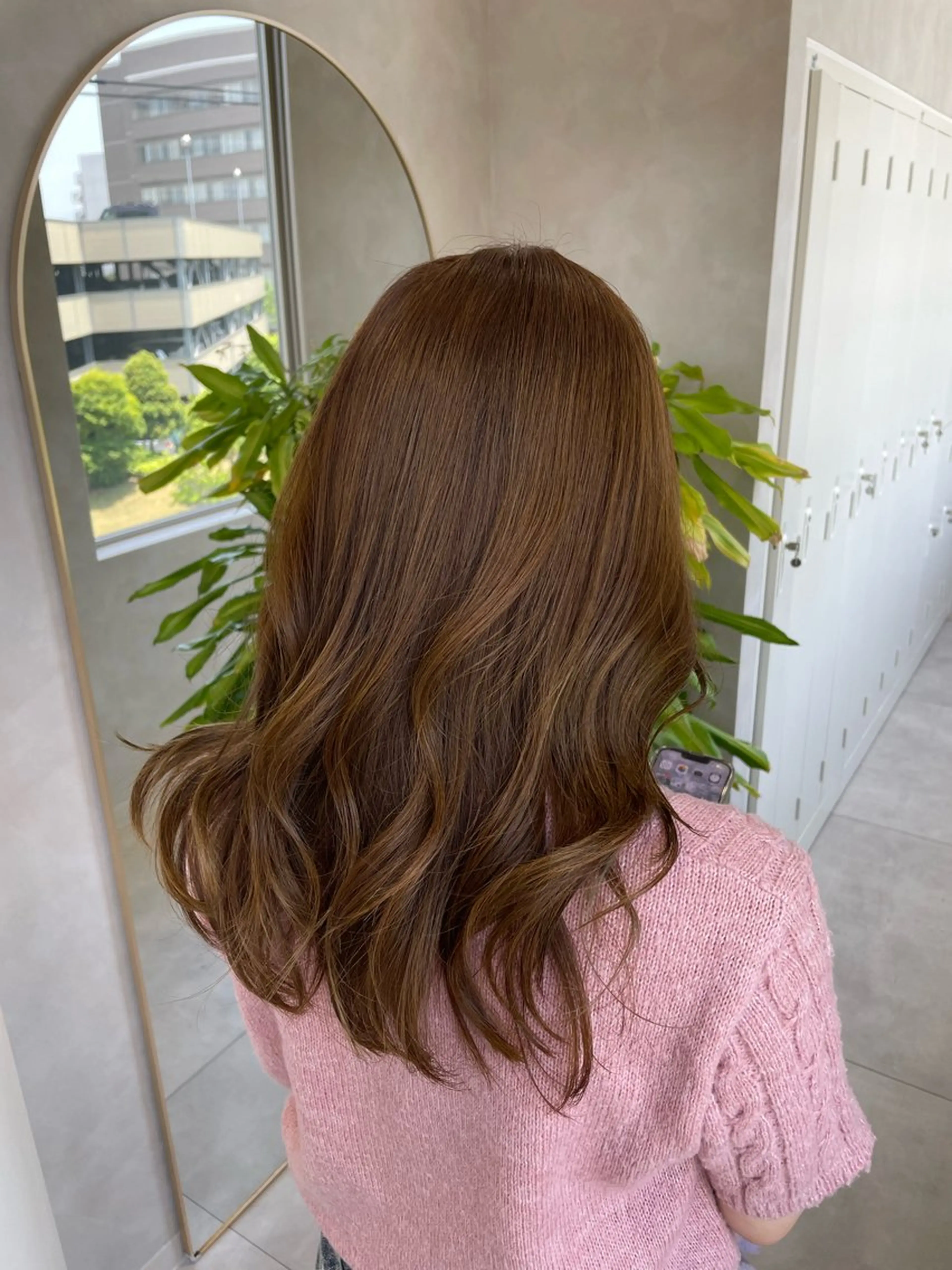 セミロング カラー ベージュカラー ブリーチ 透明感カラー ダブルカラー ハイトーンカラー 🌷Eleanor Aya🌷のヘアスタイル