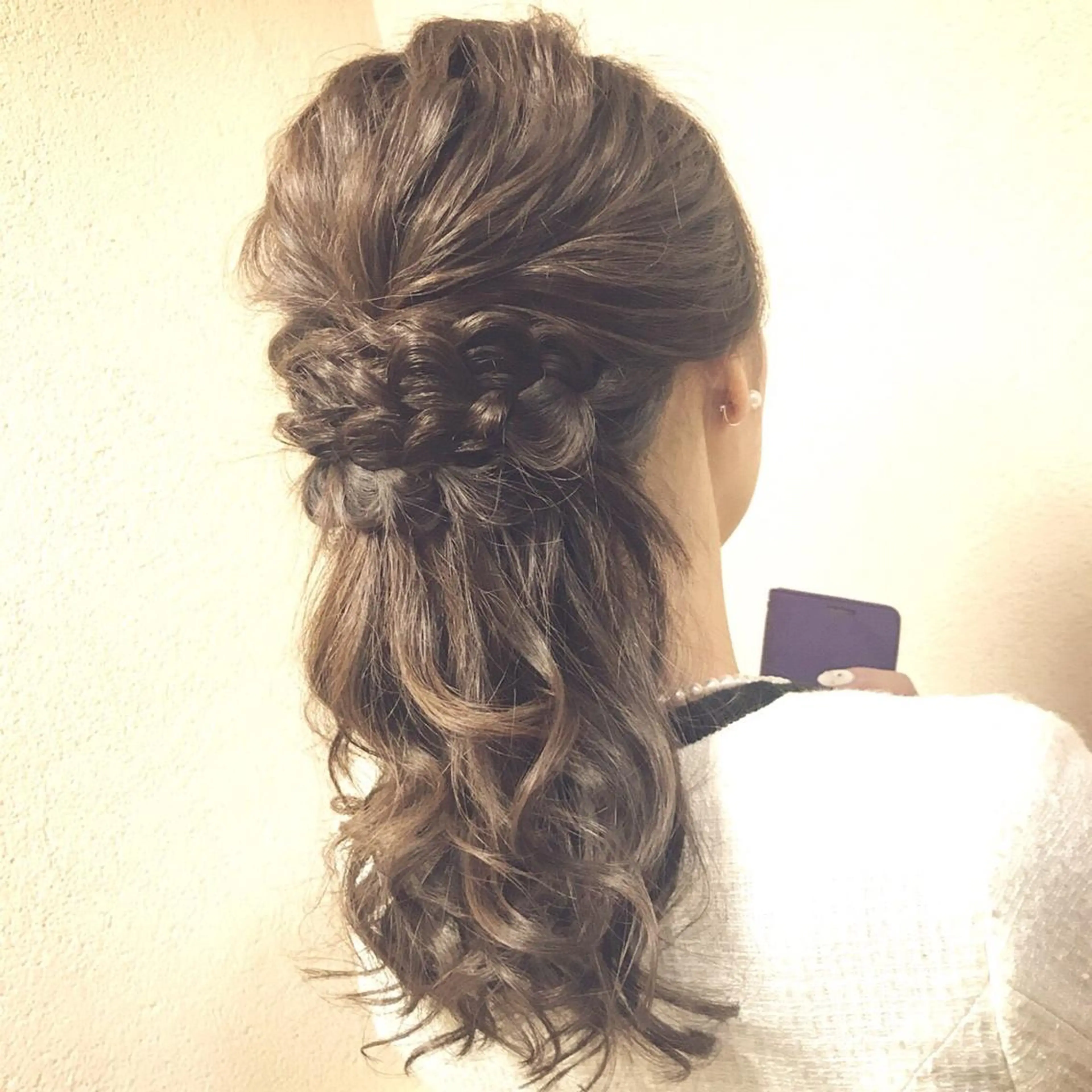 ヘアアレンジ 透明感カラー・ 髪質改善🩵イケダのヘアスタイル