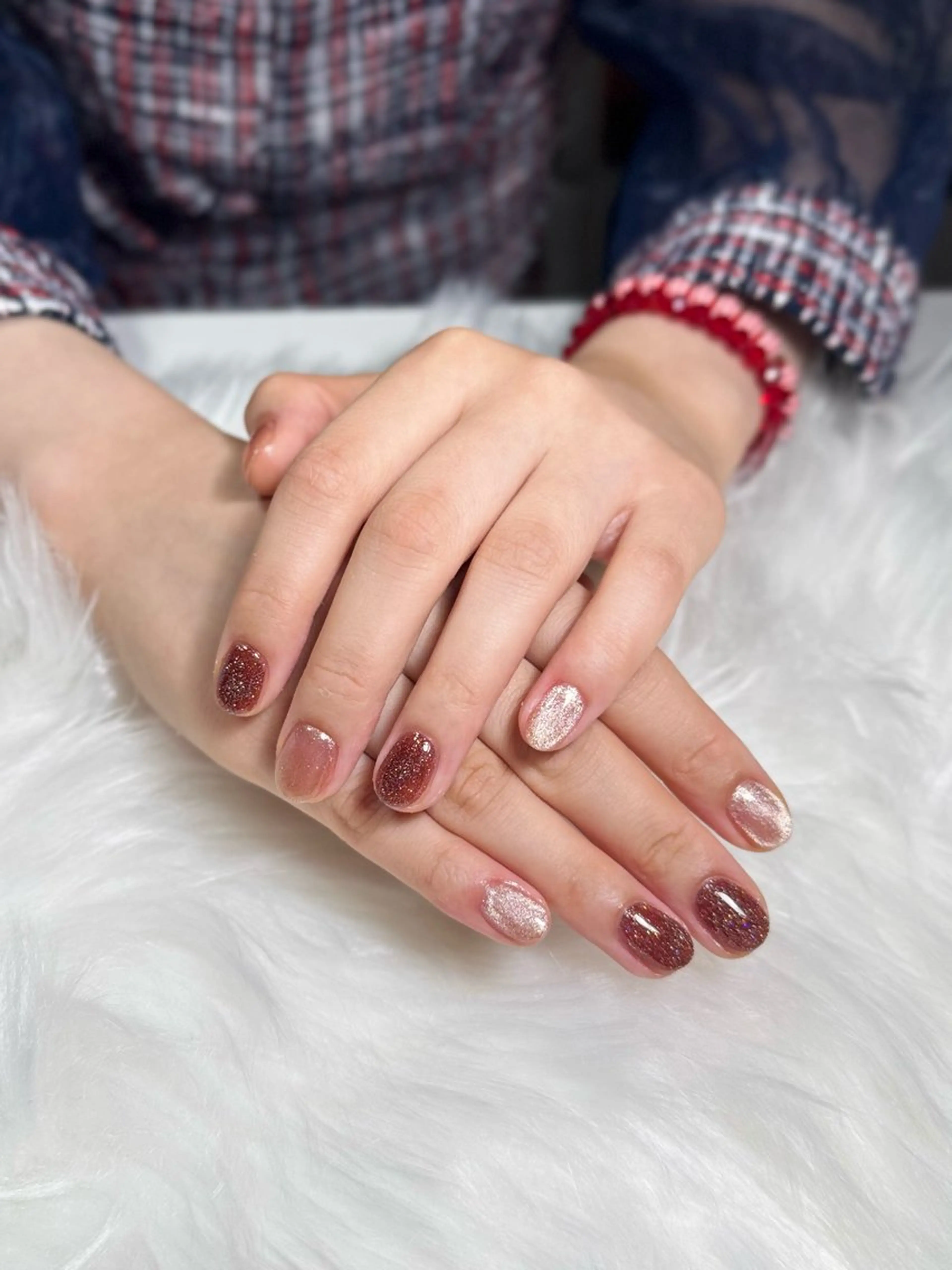 ネイル オーロラネイル チークネイル フットネイル フレンチネイル ジェルネイル Nichi Nailsのネイルデザイン