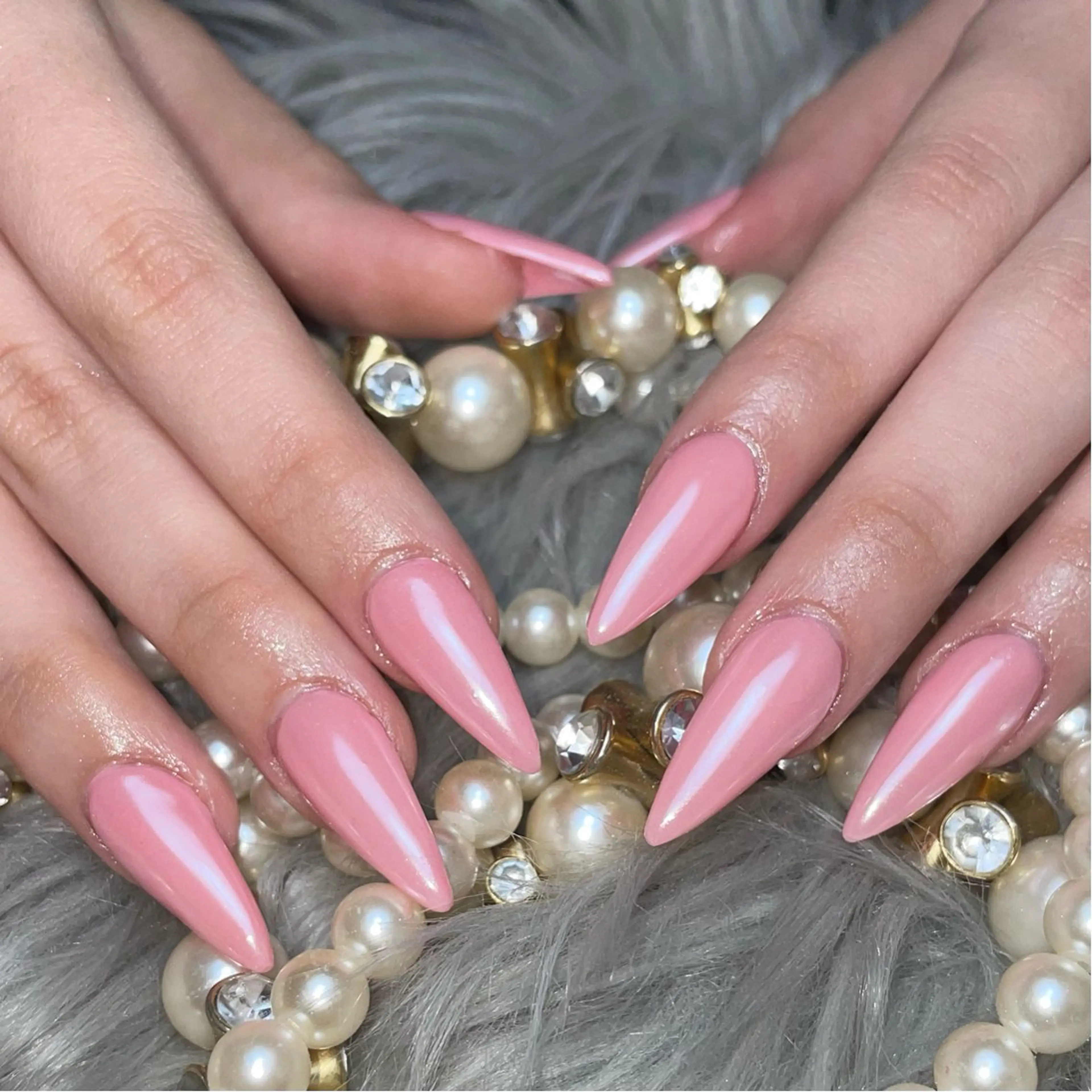 ネイル ミラーネイル ハンドネイル ネイルサロンfeel茂原店所属・Feel ‪‪☺︎‬Yuriaのネイルデザイン