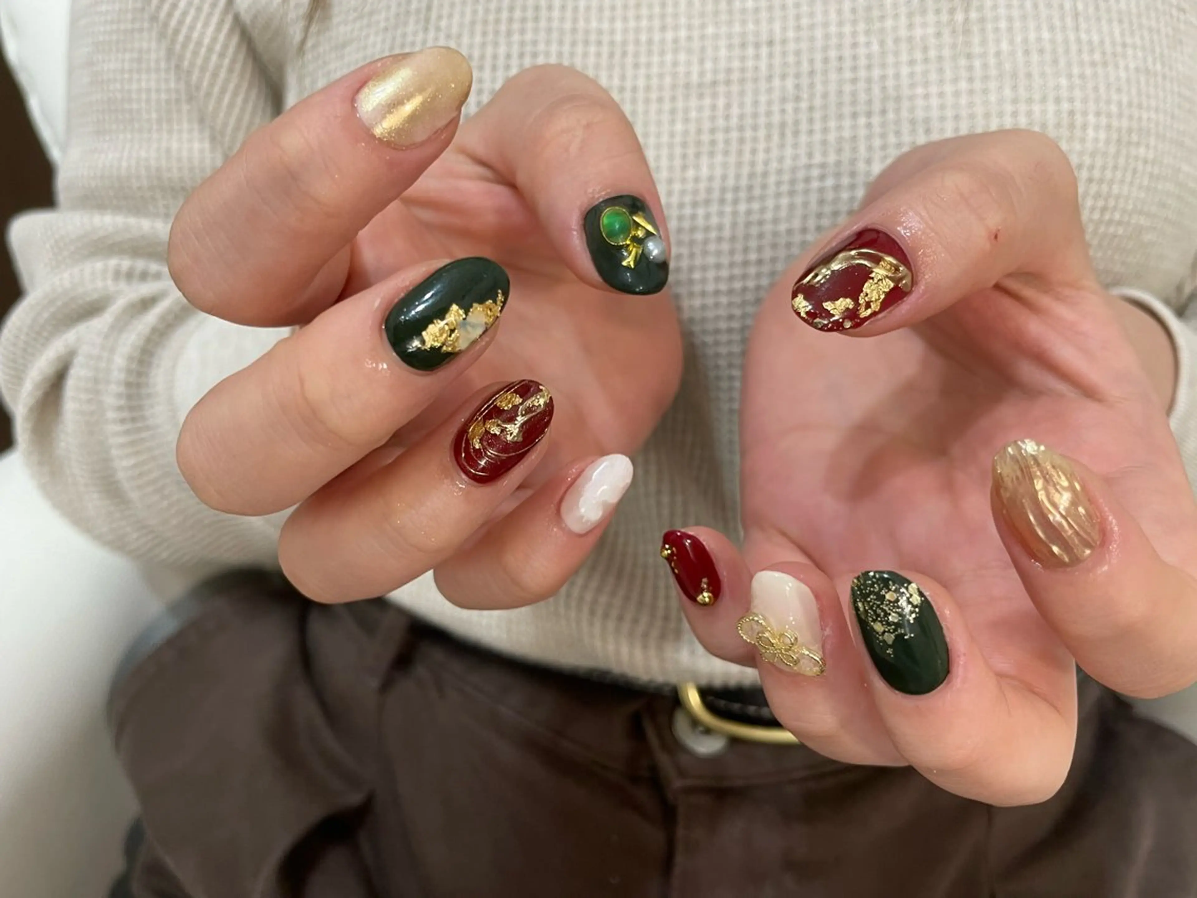 ネイル 成人式 入学式 卒業式 nail salon CIELのネイルデザイン