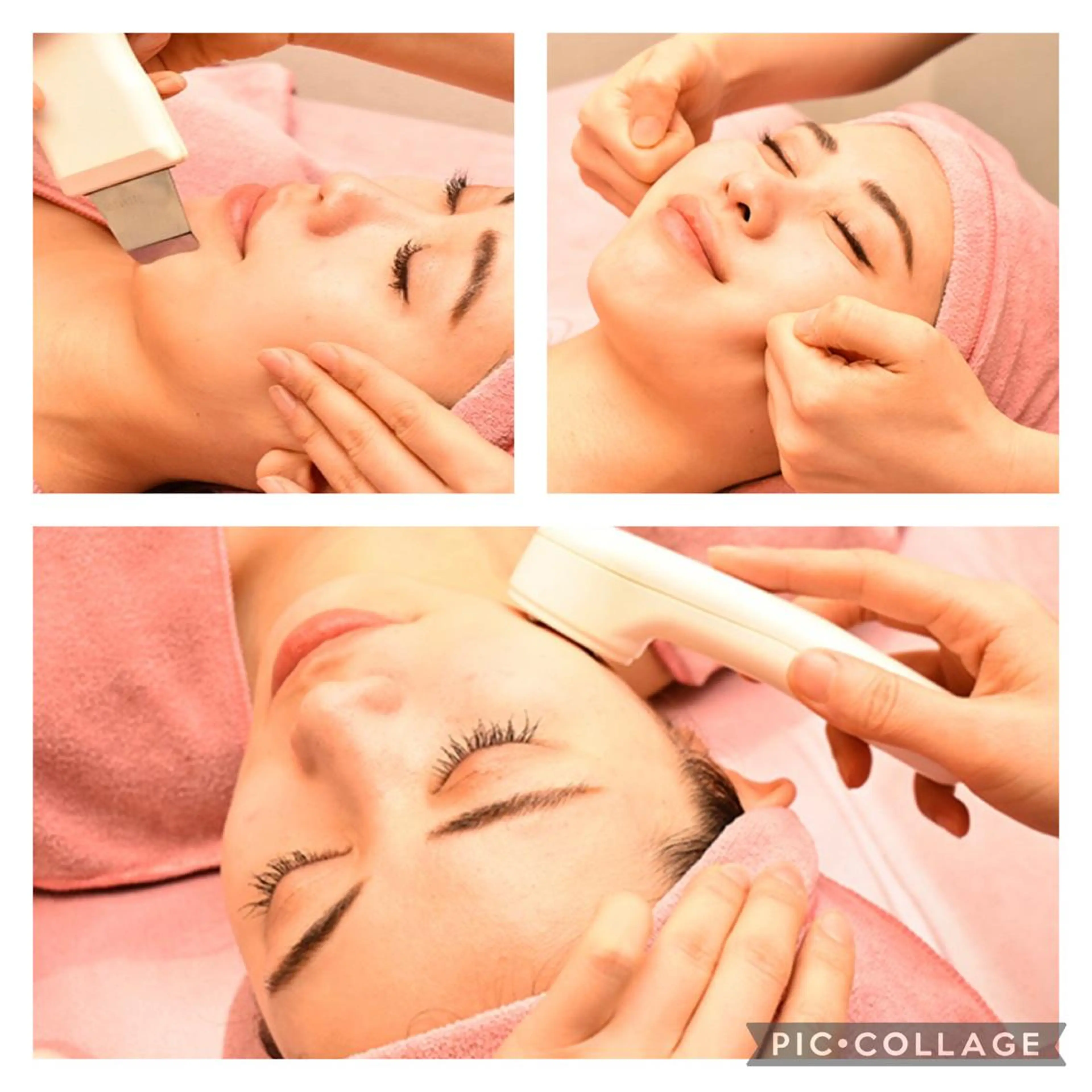 【たるみケア】ニキビ肌(毛穴洗浄付き)＆小顔フェイシャルの写真