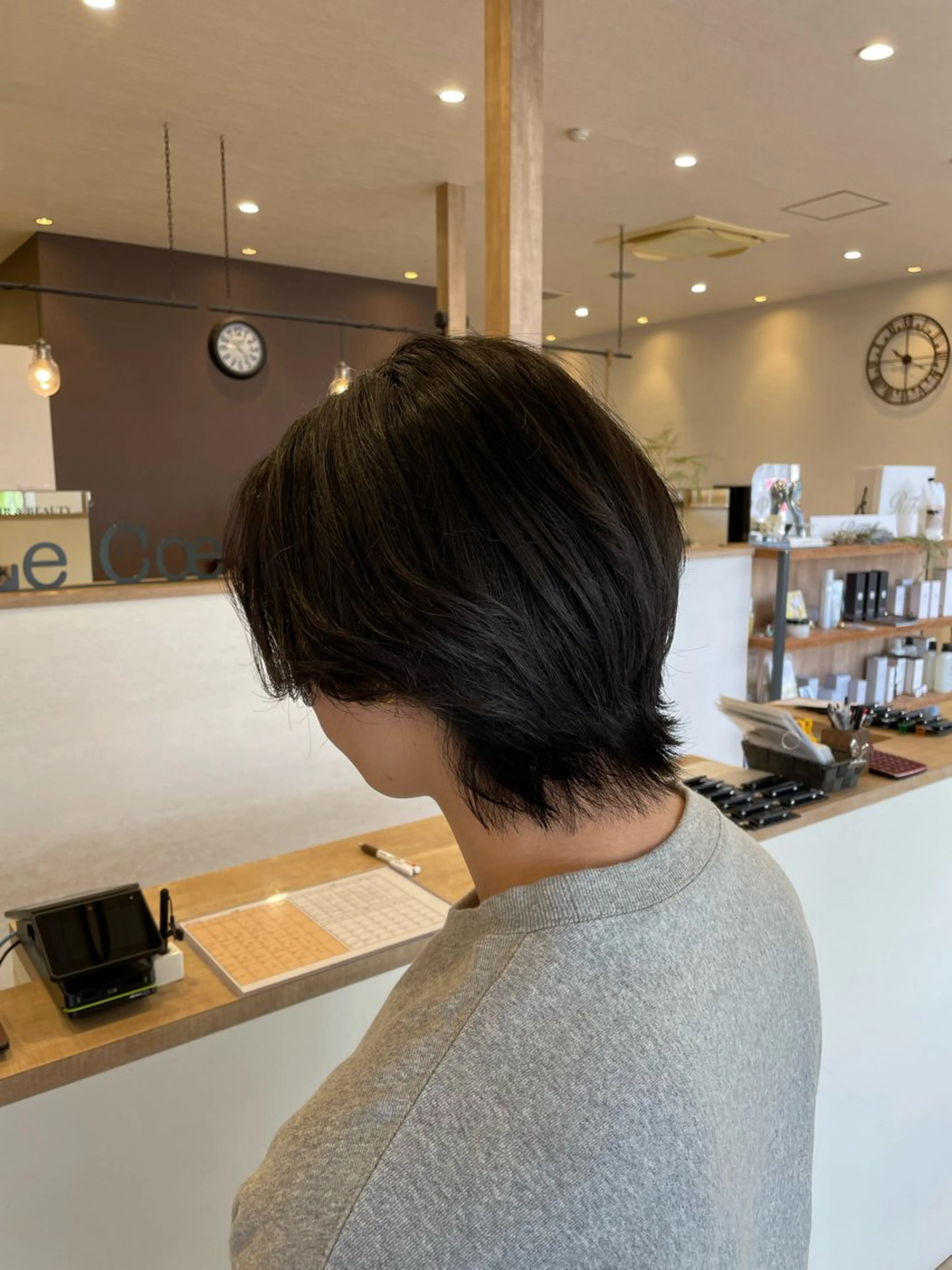 ミディアム メンズ かきあげバング カット 野水 隆雅のヘアスタイル