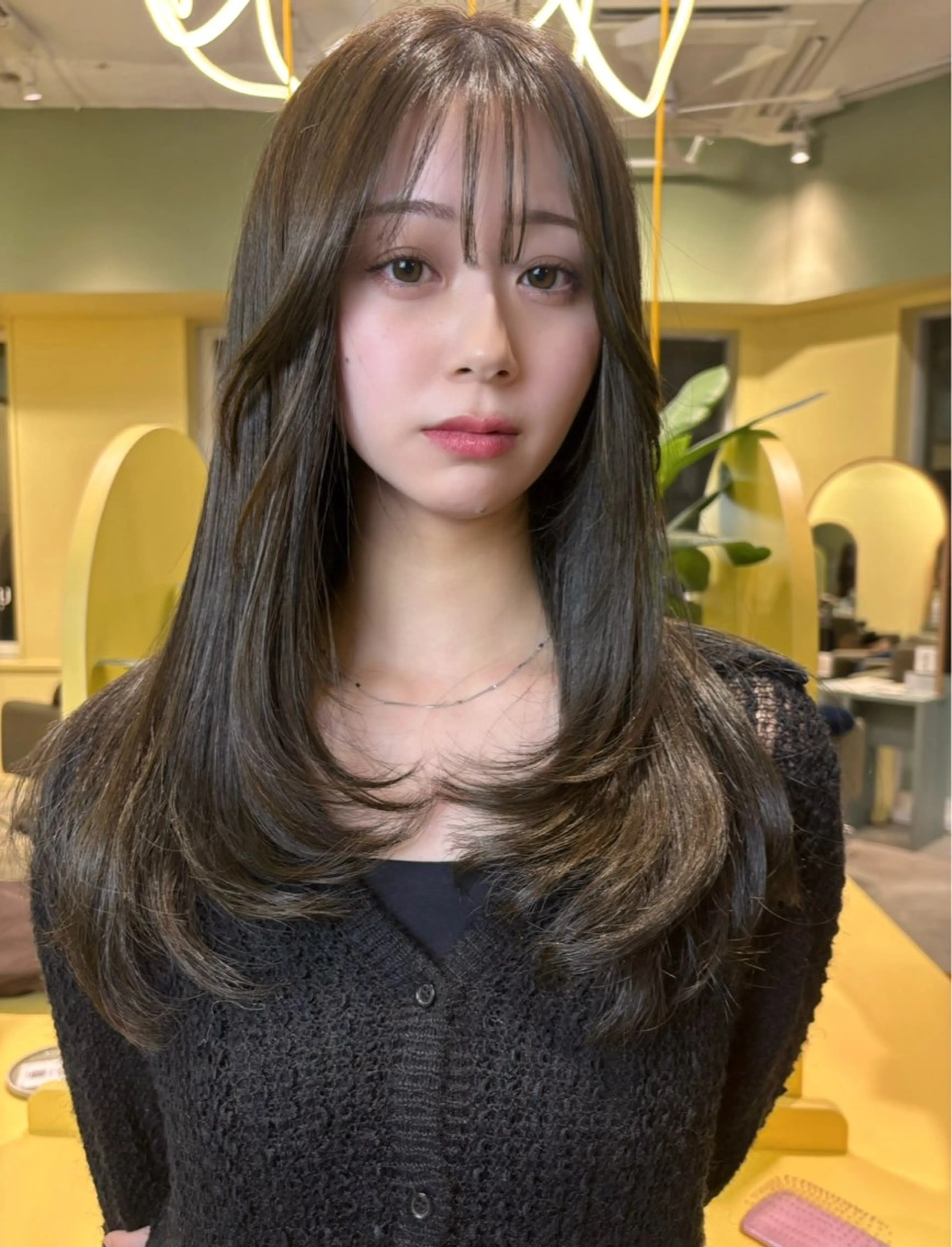 ロング カット ヘアカラー トリートメント レイヤー/透明感 カラー/nanokaのヘアスタイル