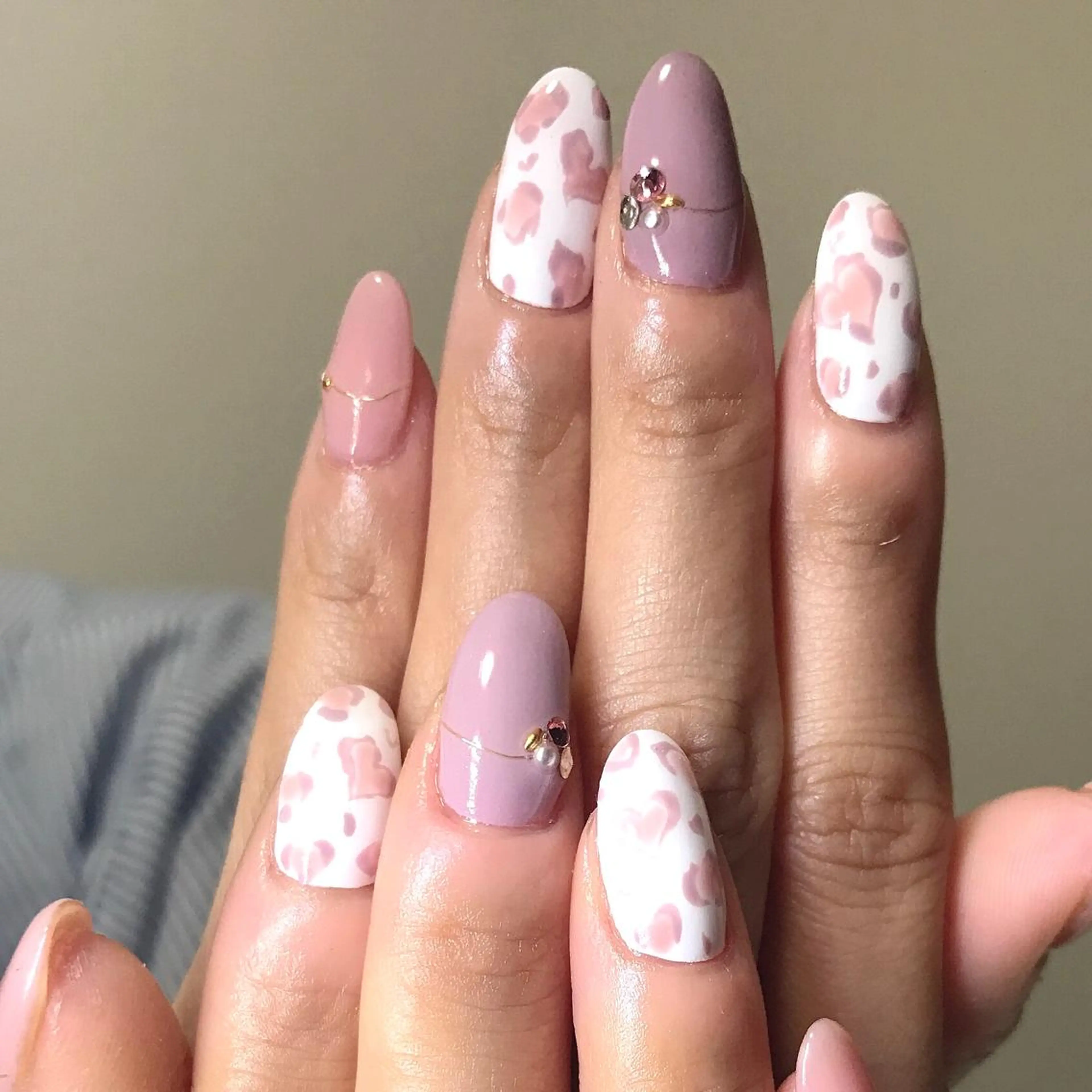 ネイル ハート ステラ marikominoのネイルデザイン