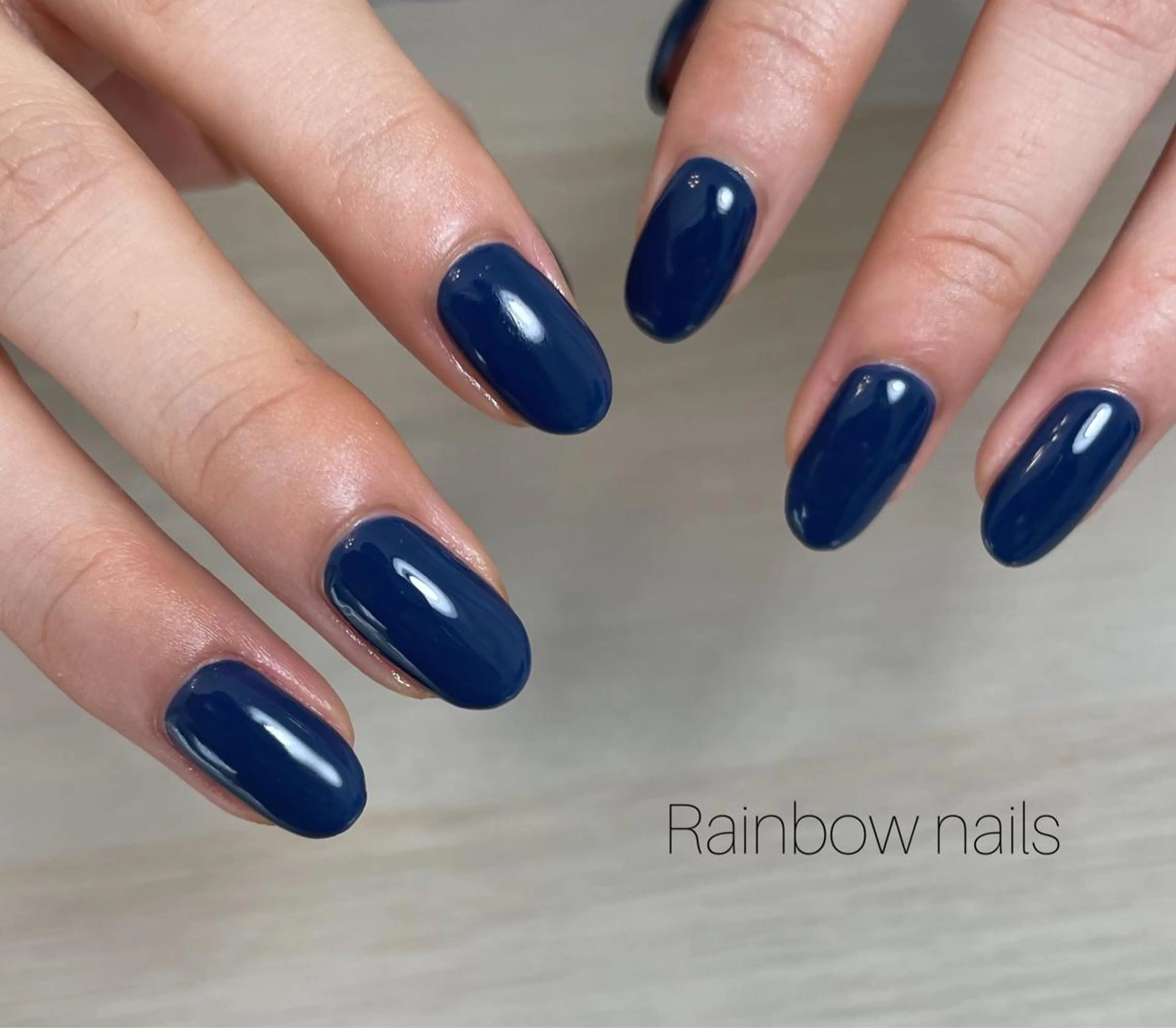 ネイル ハンドネイル Rainbow nailsくろちゃんのネイルデザイン