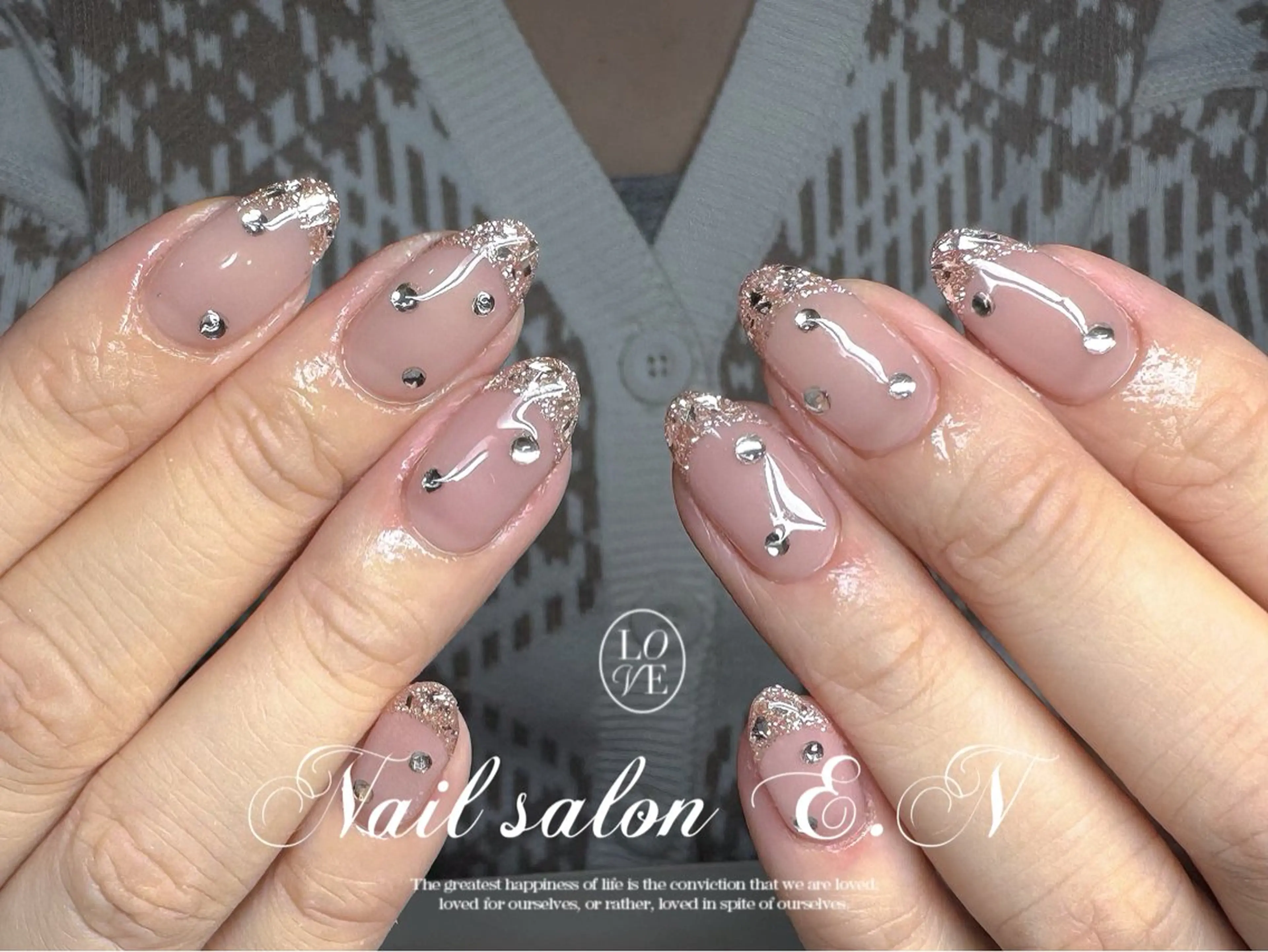 ネイル E.N🦋 長さ出し/持ち込みのネイルデザイン