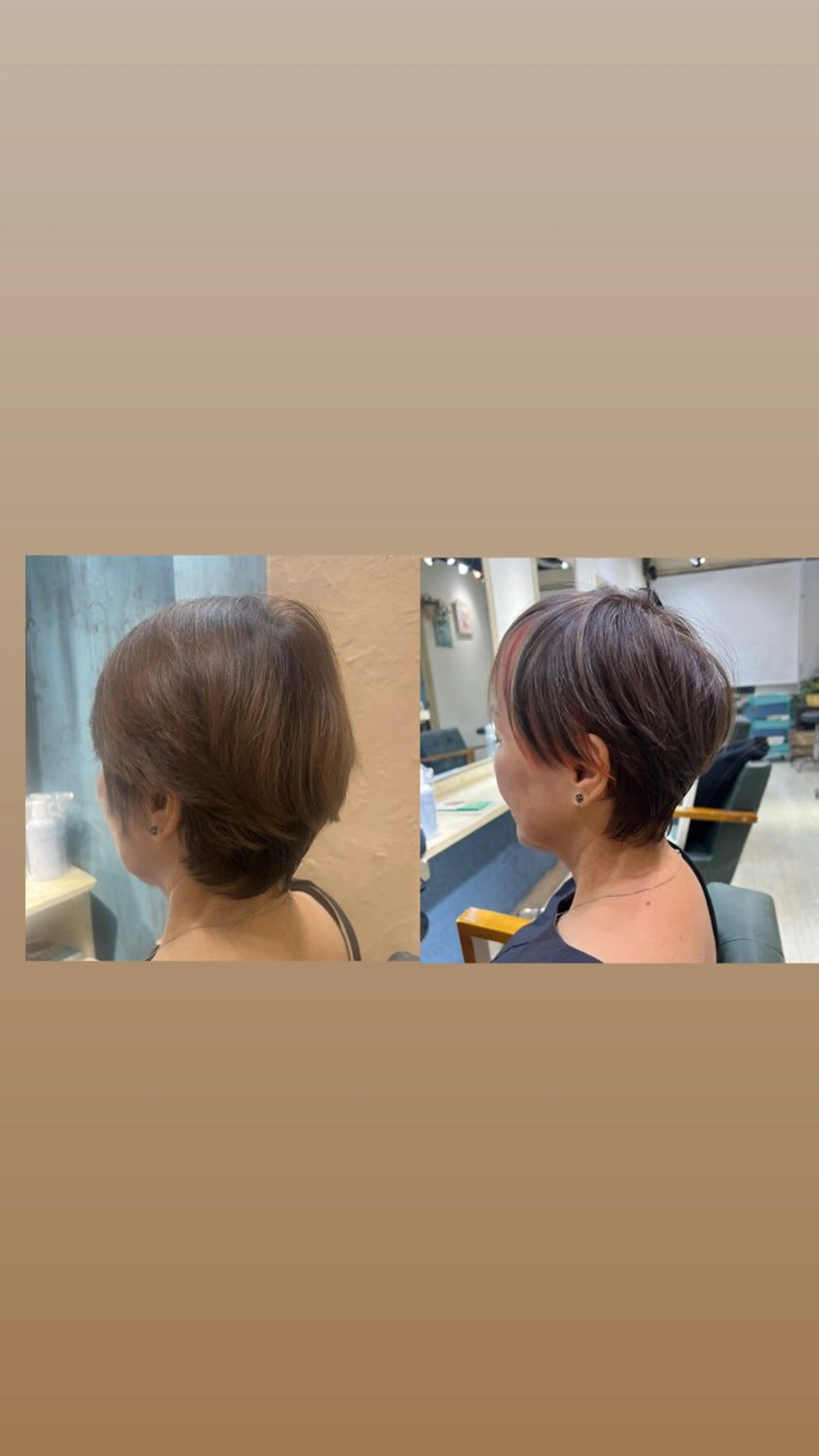 ショート カラー デザインカラー ハイライトカラー ハイライト ショートヘア たけかわ みずきのヘアスタイル