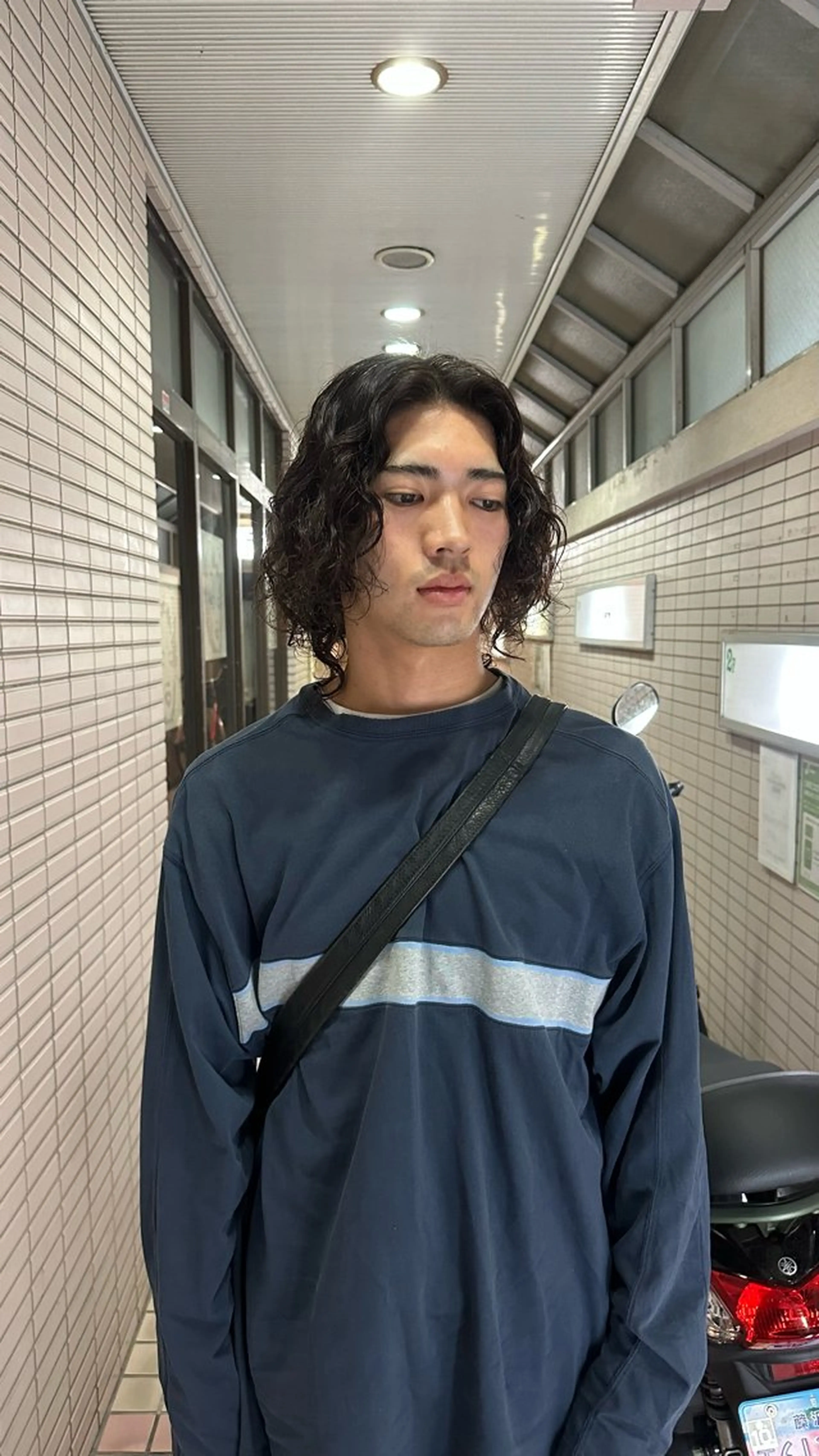 セミロング パーマ パーマ職人 渡邊　優雅のヘアスタイル