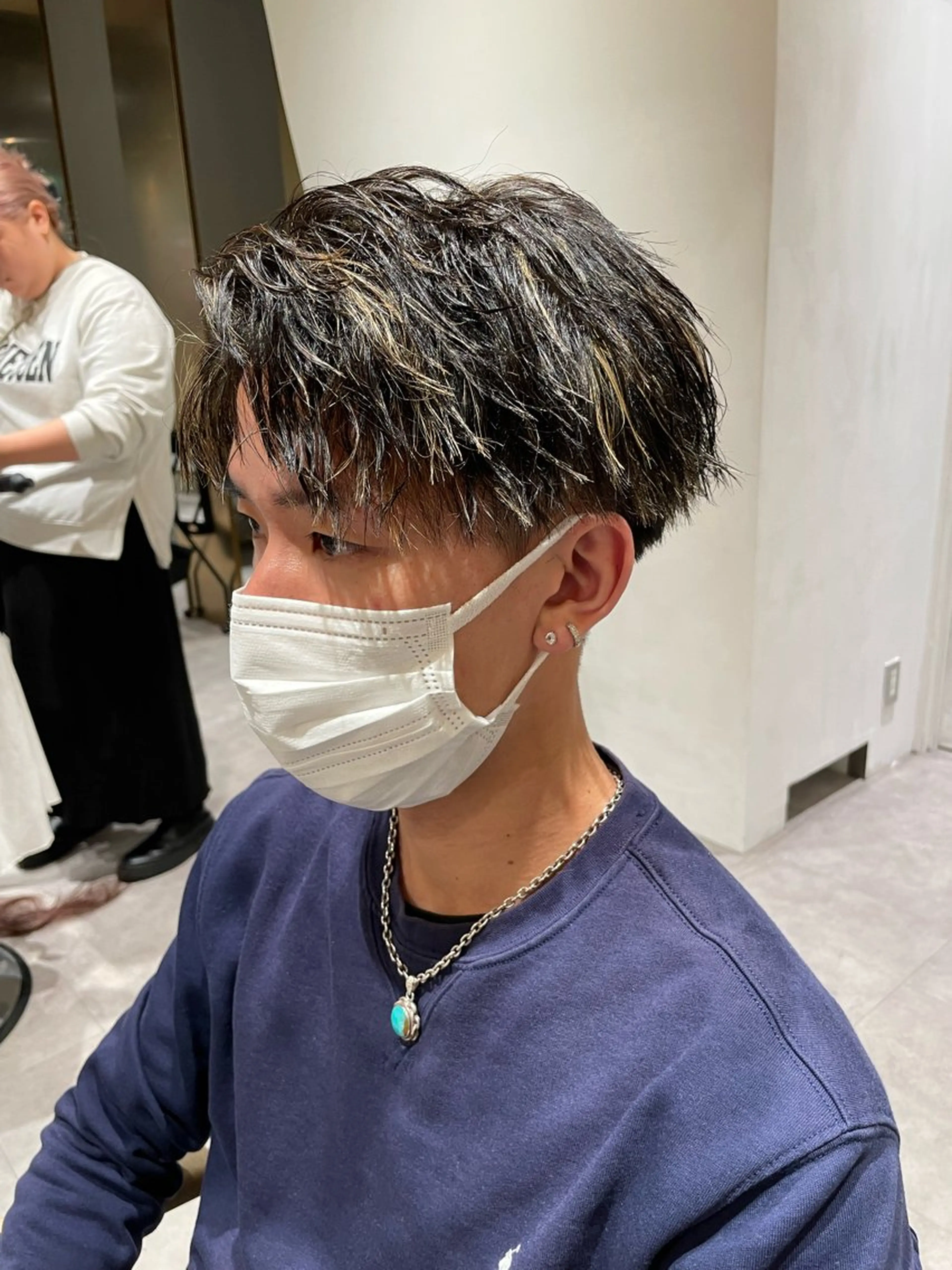 パーマ メンズ 無料ショートモデル 募集中❗️秋山ひらいのヘアスタイル