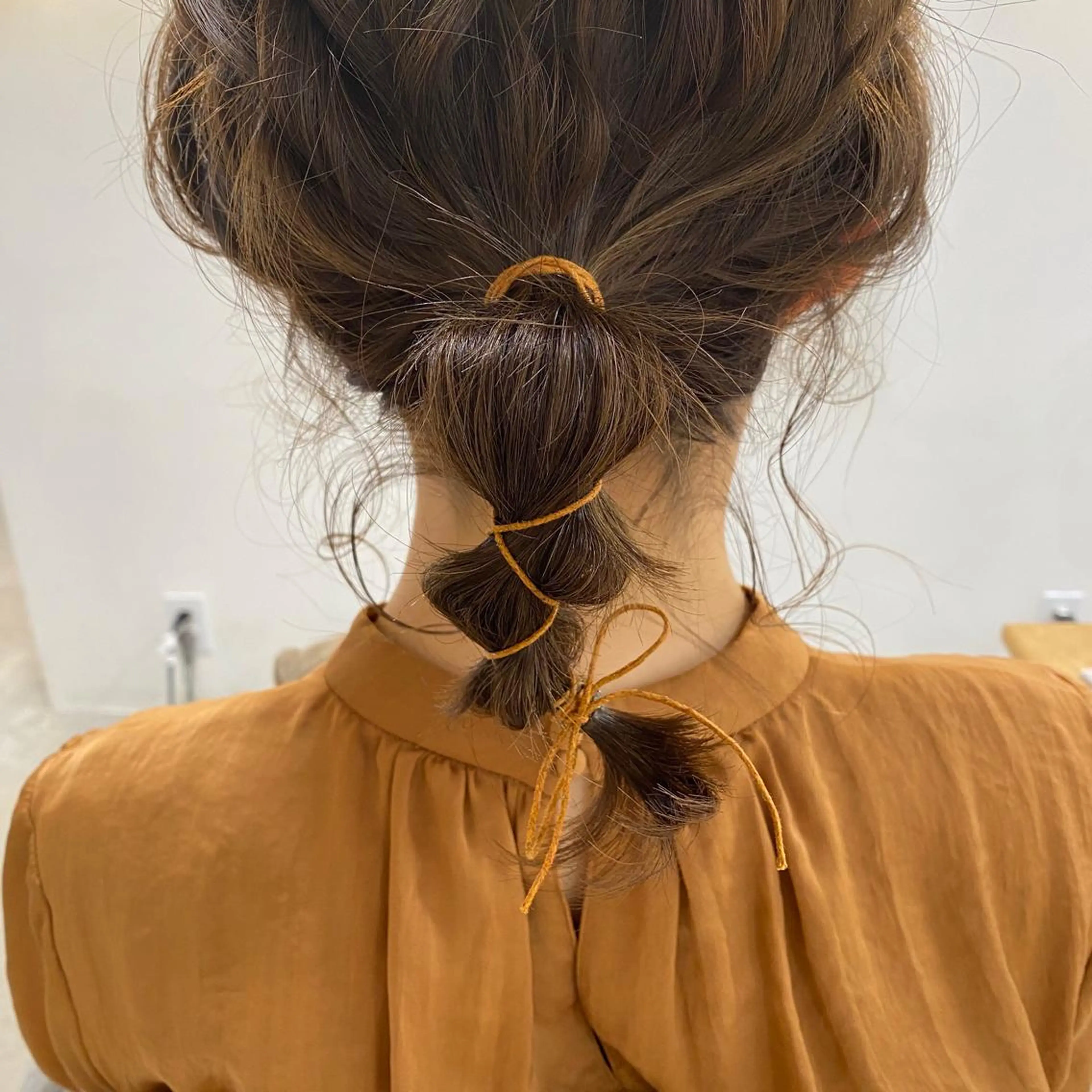 ミディアム ヘアアレンジ やまぐち もえかのヘアスタイル