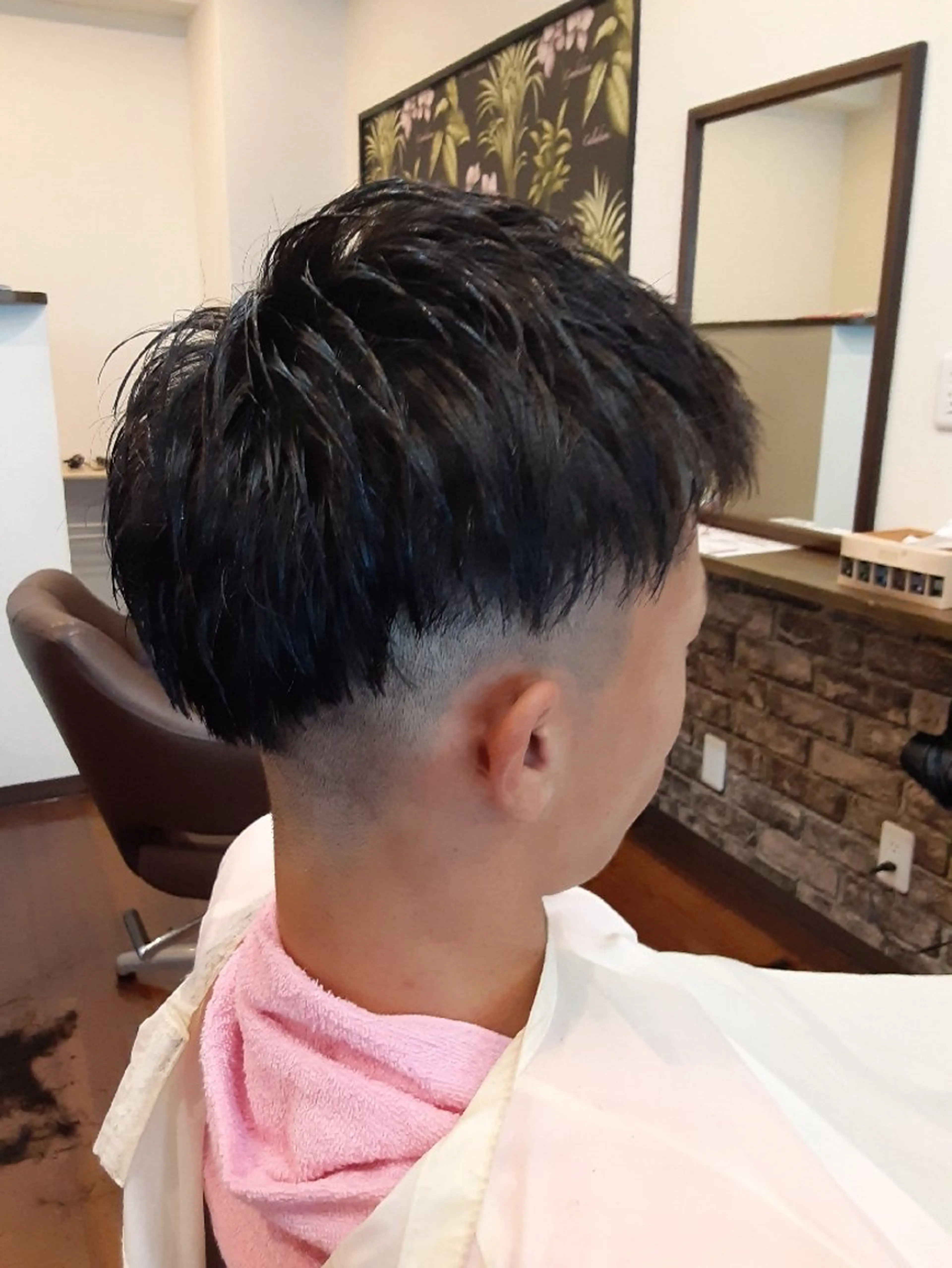 ショート メンズ フェードカット 刈り上げ 似合わせカット カット トリートメント ルシア美容室|岸和田 《メンズ歓迎！》山﨑のヘアスタイル