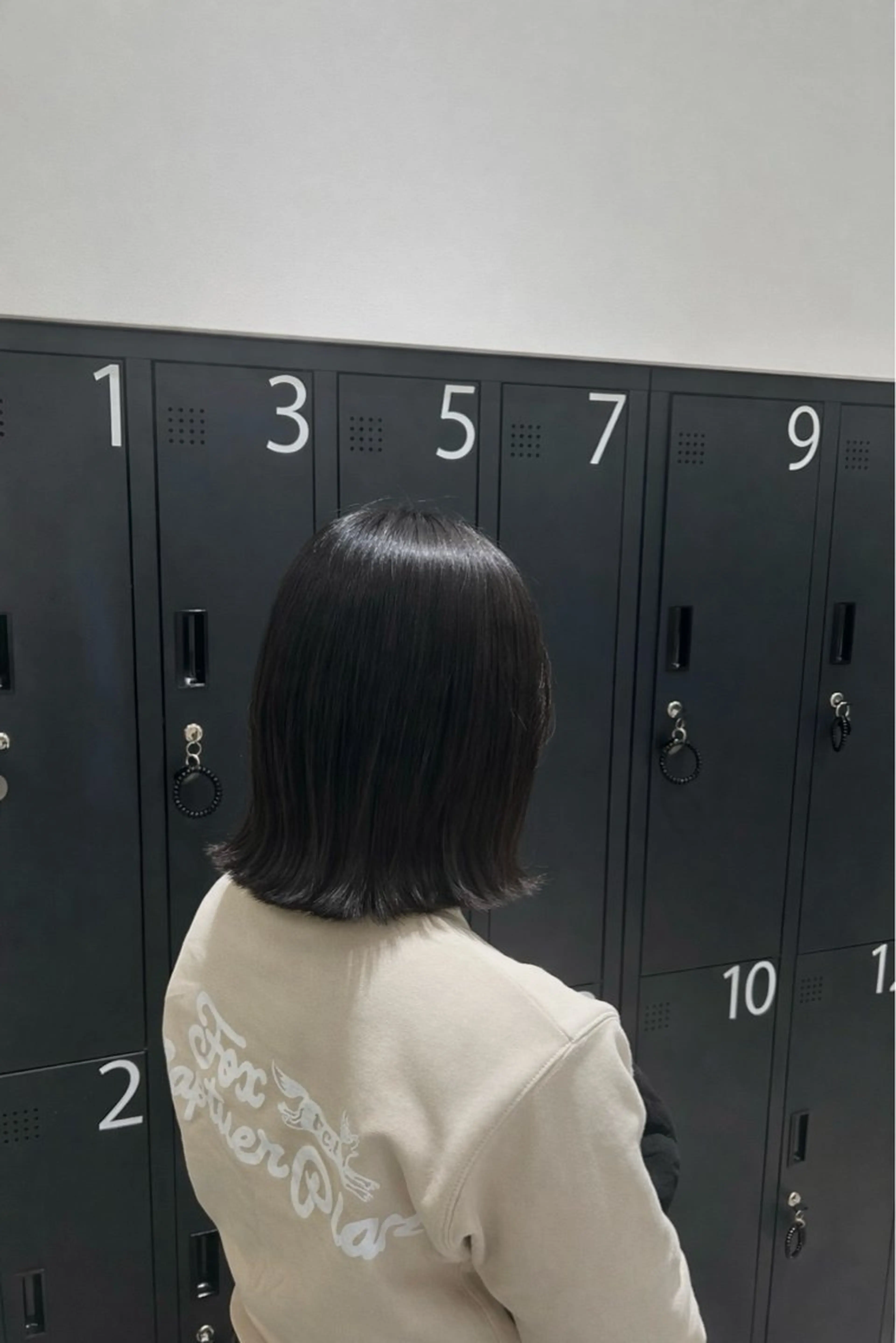 ミディアム ボブ 松下 奈央のヘアスタイル