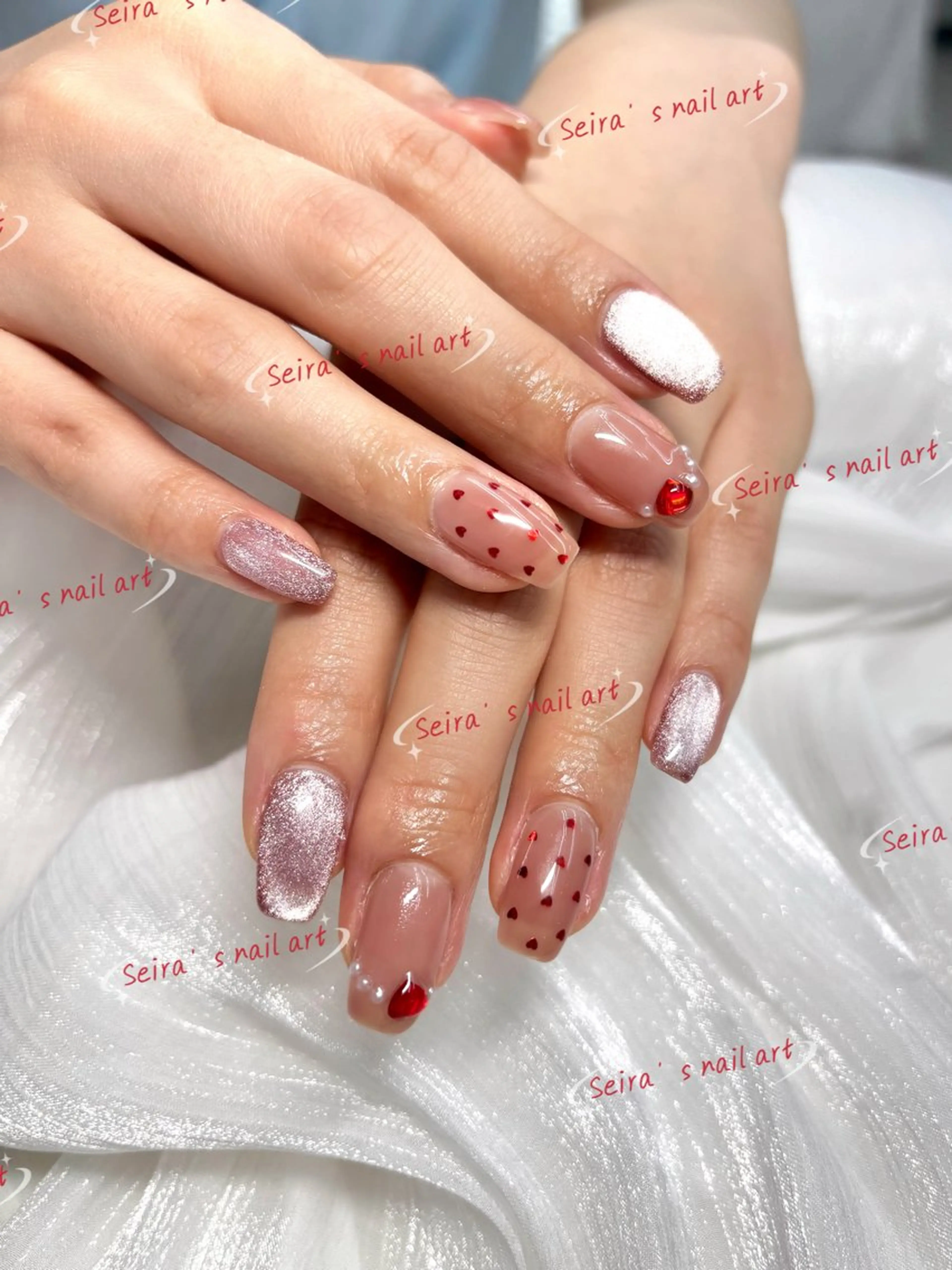 ネイル ハンドネイル Seira ʕ•ᴥ•ʔのネイルデザイン