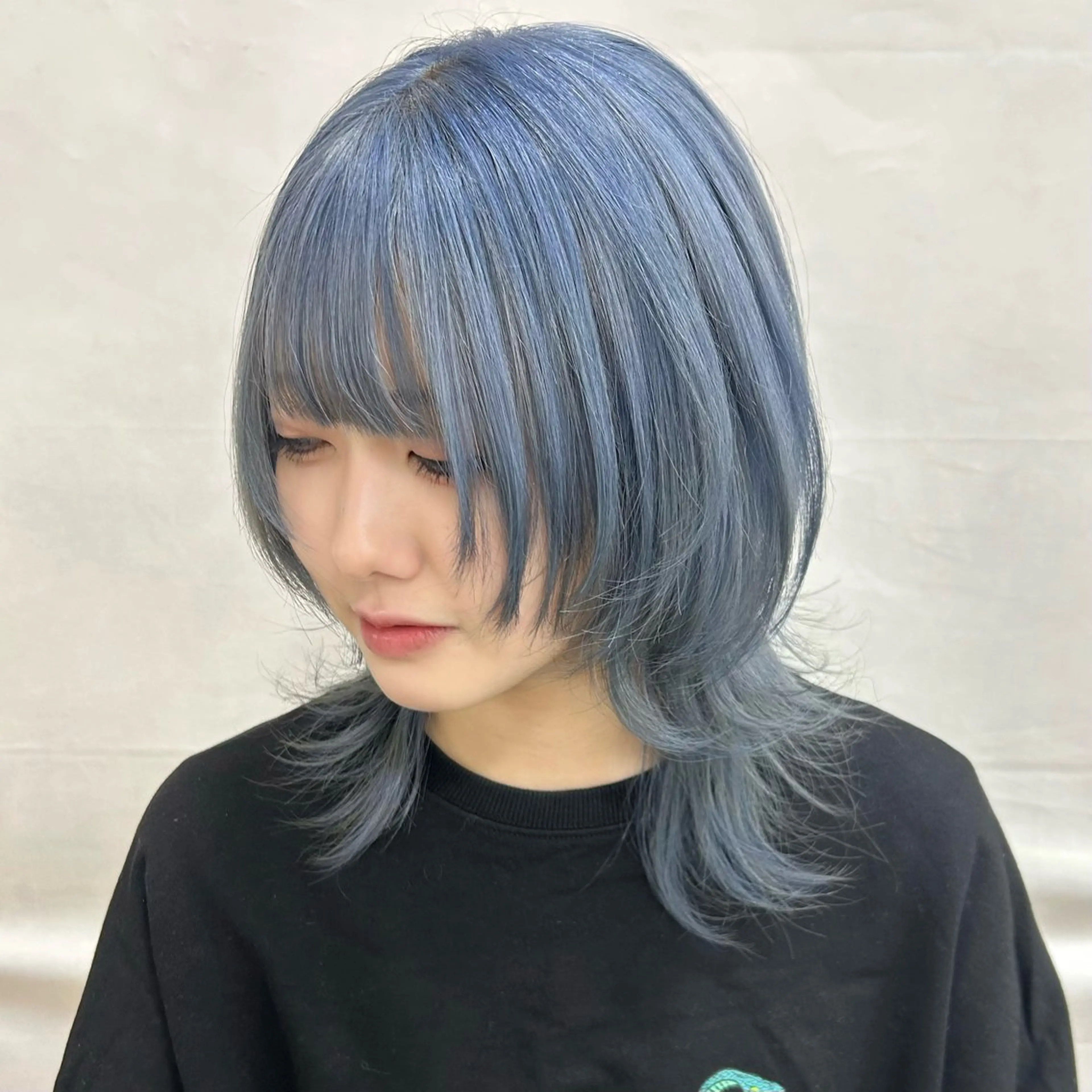 ミディアム カラー カット ヘアカラー ツヤハイトーン/ レイヤー💫mayuのヘアスタイル