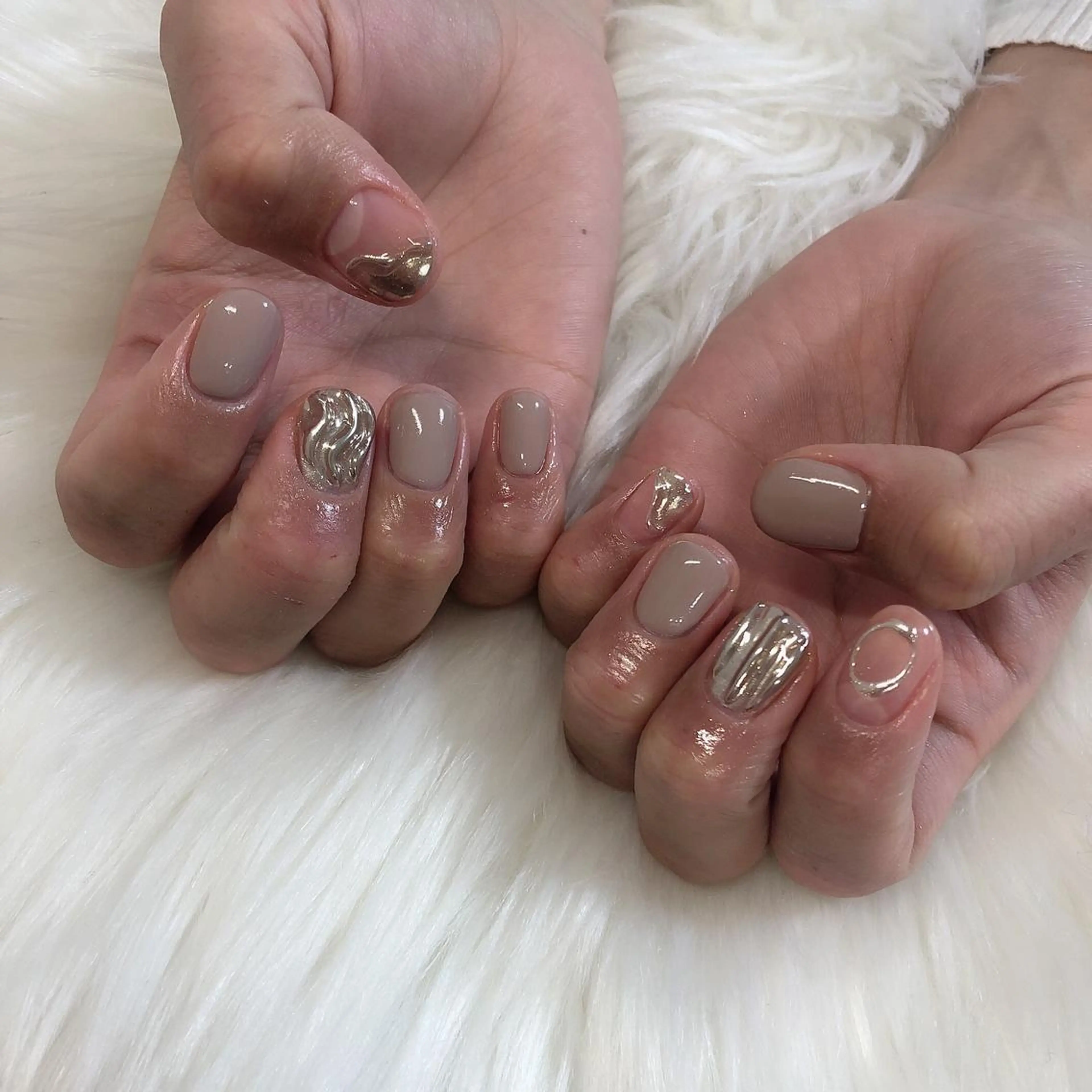 ネイル ハンドネイル 西岡 杏のネイルデザイン