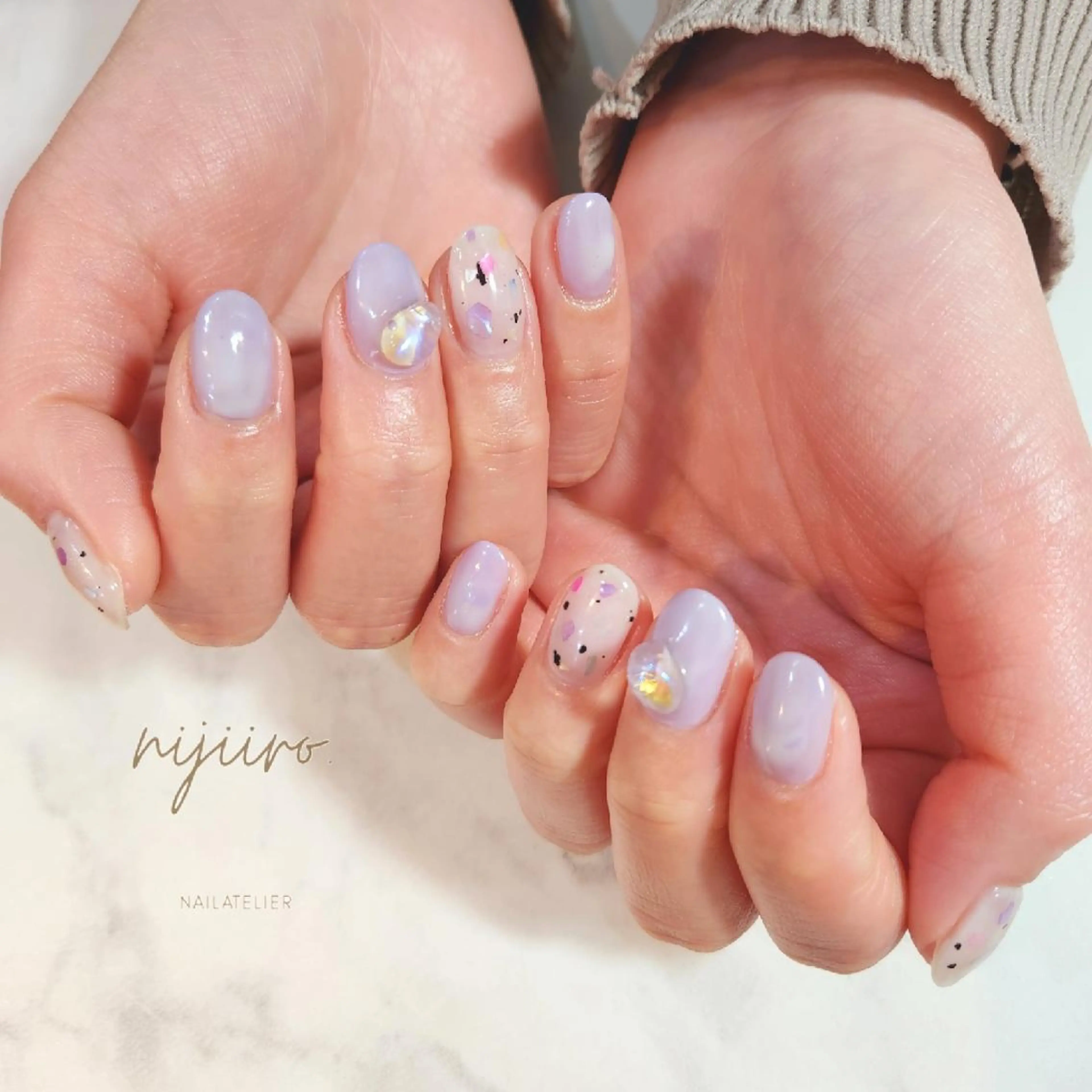 ネイル ハンドネイル nailatelier nijiiro.所属・nijiiro🌈 サトウのネイルデザイン