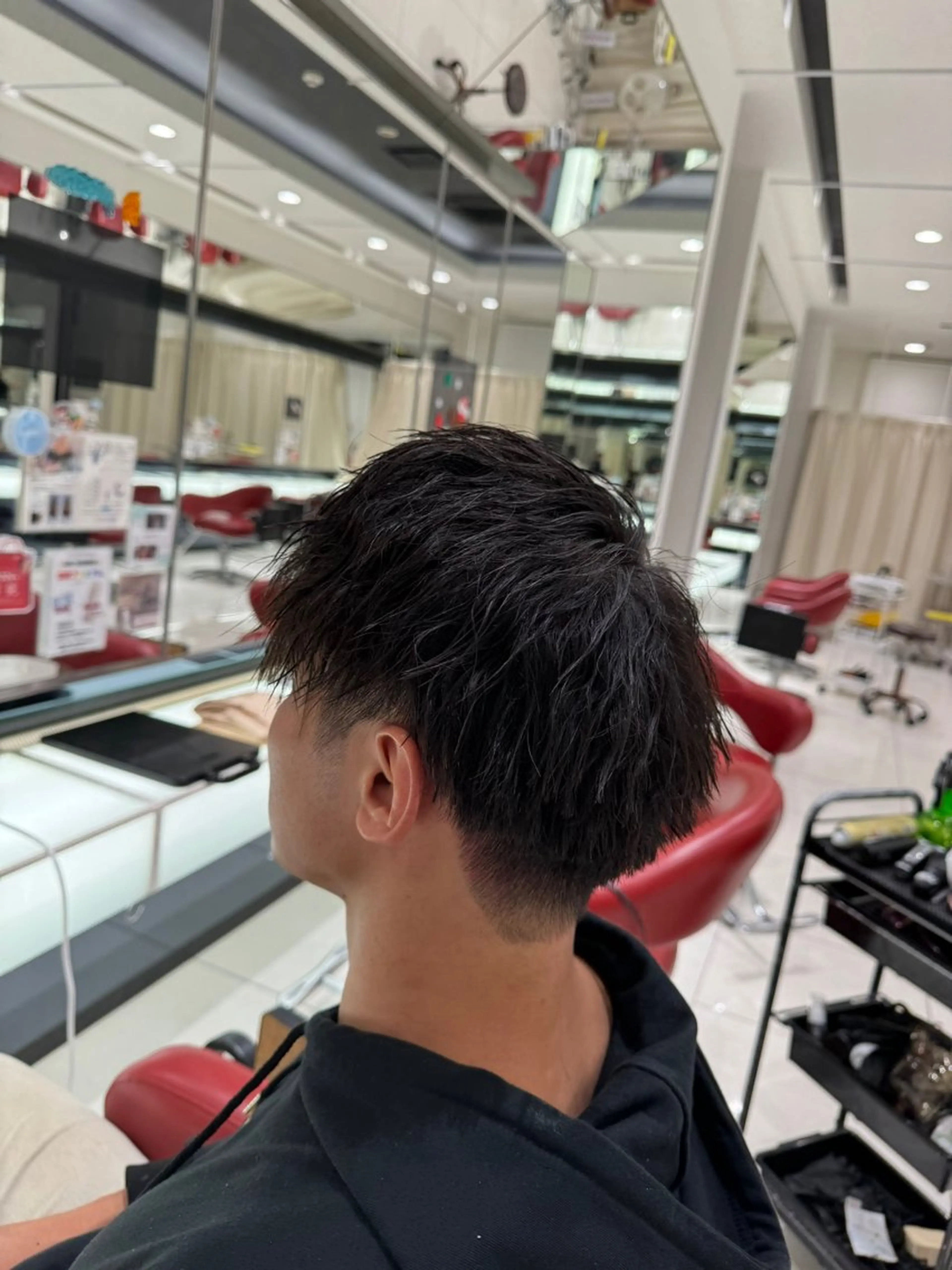 ミディアム ミディアムパーマ カット パーマ トリートメント メンズ/メンズパーマ 服部太地のヘアスタイル