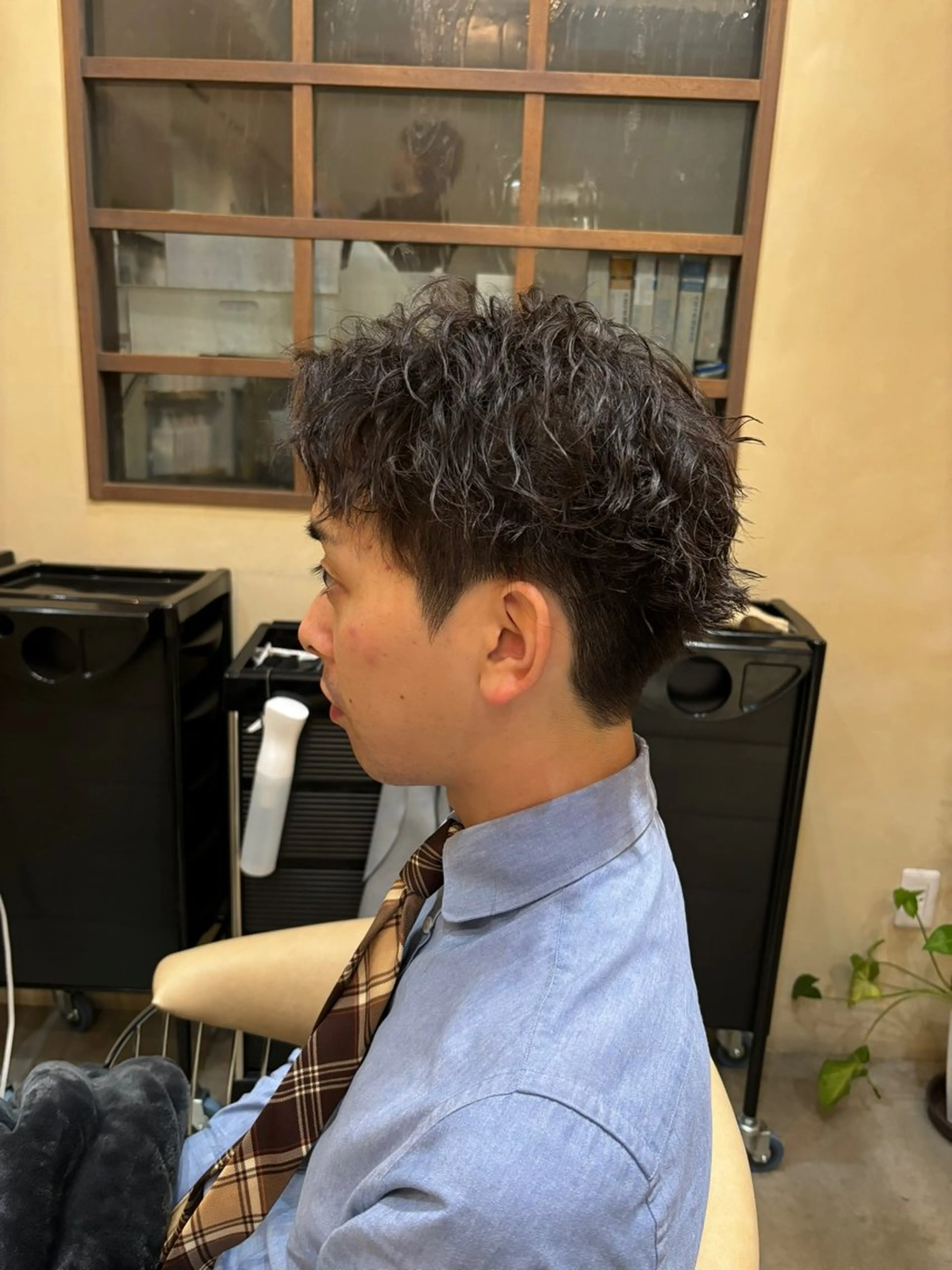 ショート メンズ カット パーマ トリートメント 鹿児島 TSUBASAのヘアスタイル