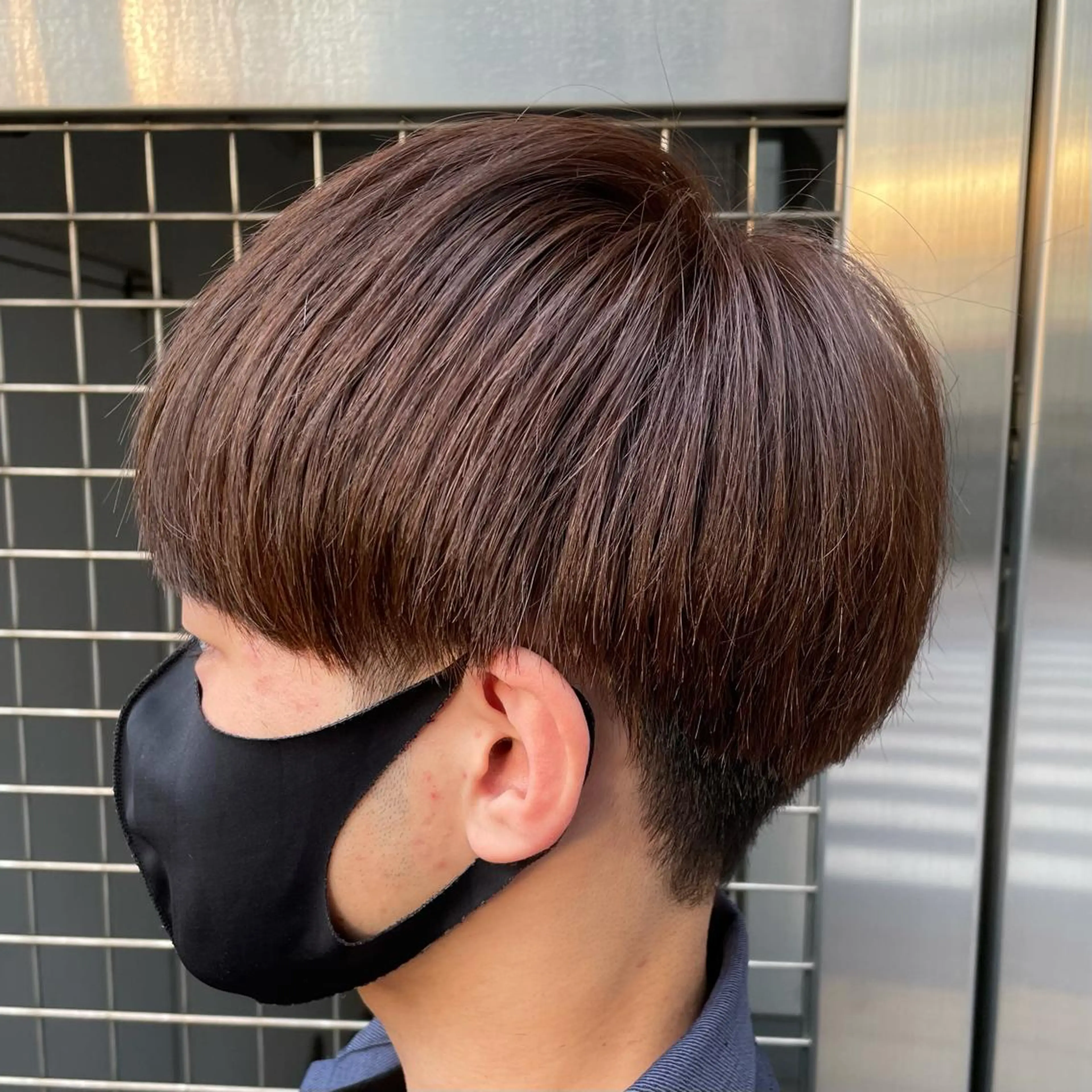 ショート カラー メンズ カット ヘアカラー ヘアセット 【メンズ縮毛矯正】 田中秀斗のヘアスタイル