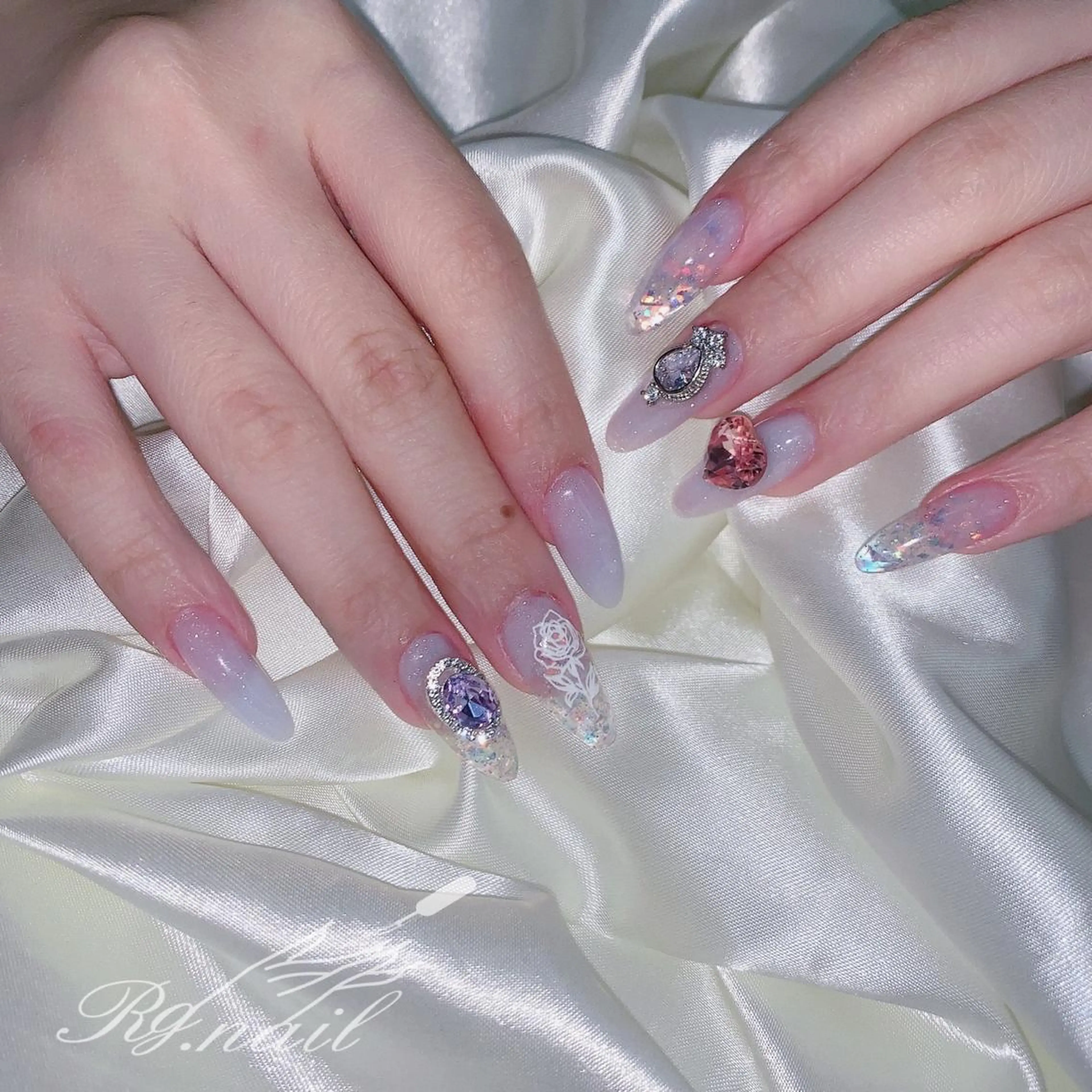 ロング ネイル Cho Artネイル所属・Cho Art ネイルのネイルデザイン