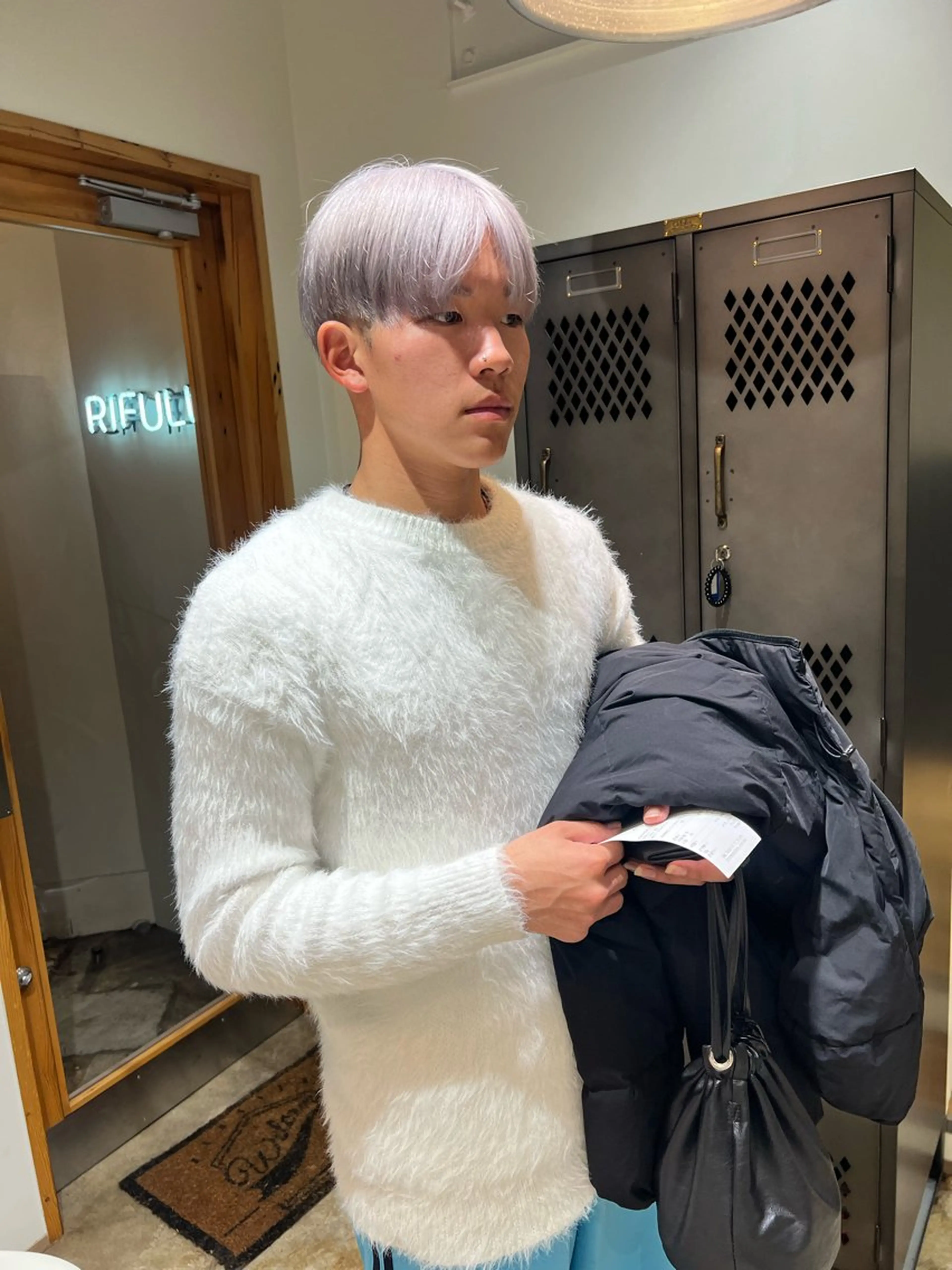 カラー メンズ nishido ハイライト/メンズのヘアスタイル