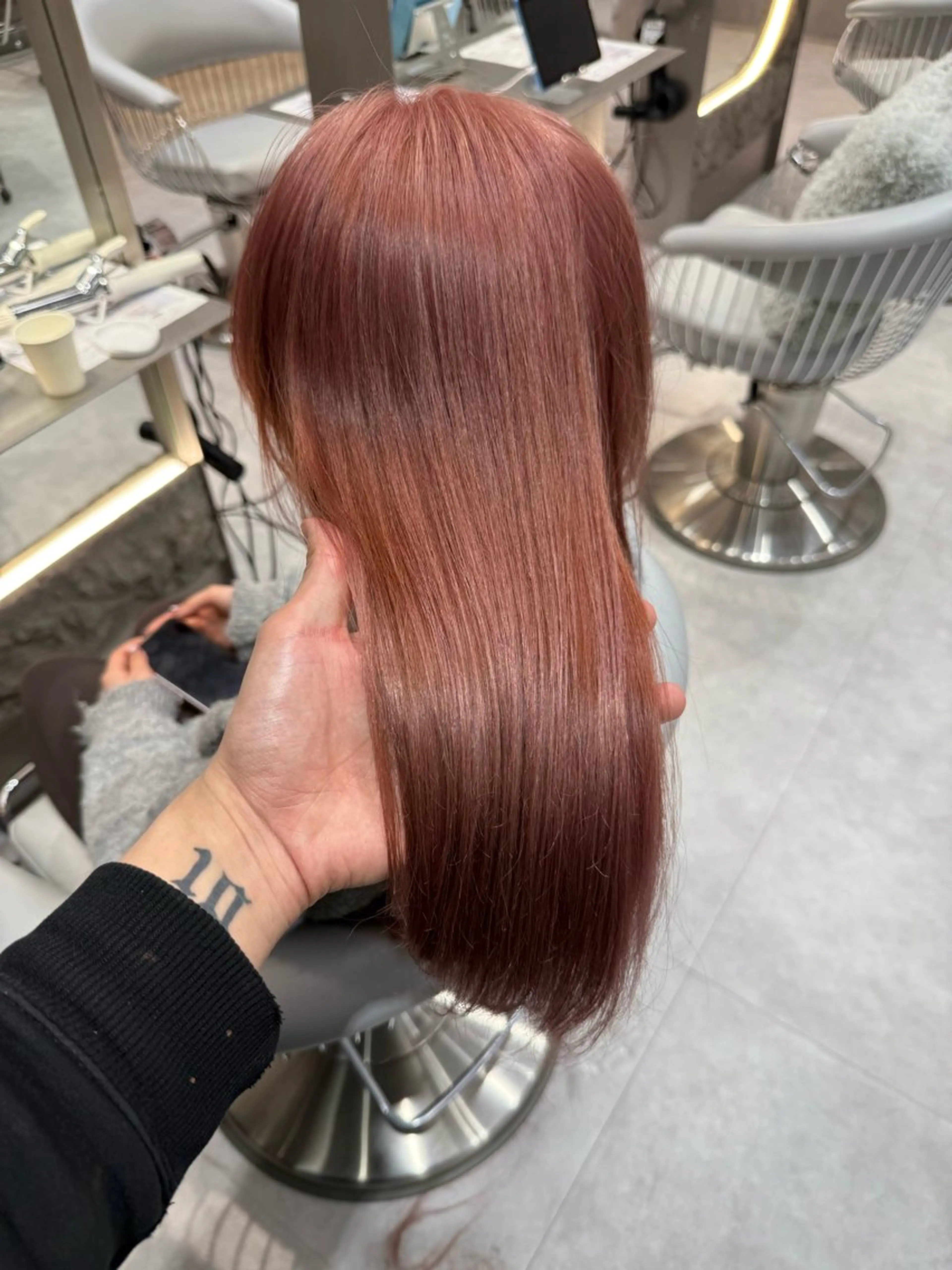 ミディアム カラー ヘアカラー トリートメント Aster 店長 れおん✂️のヘアスタイル