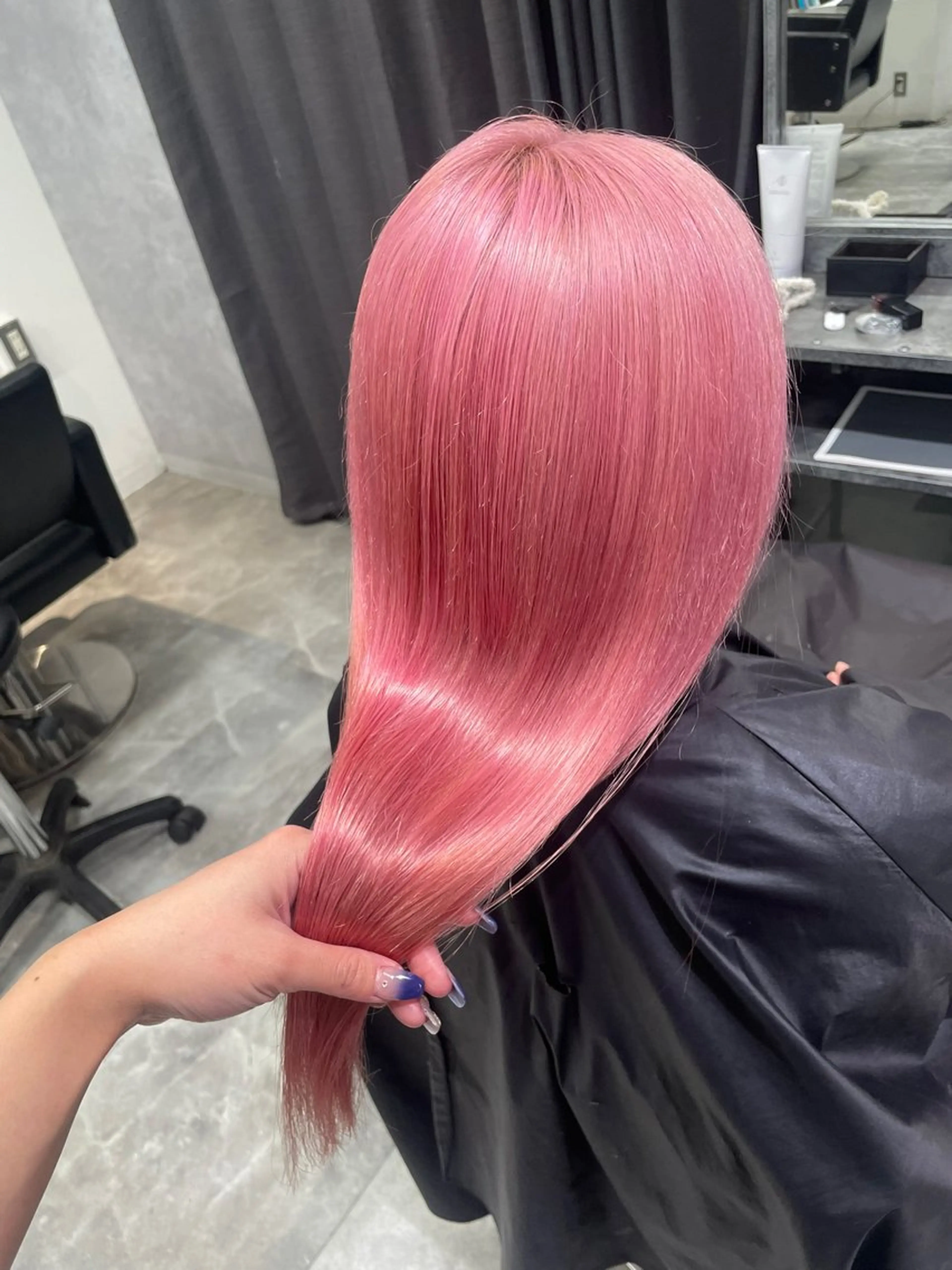 セミロング ヘアカラー mimiiy fukaのヘアスタイル