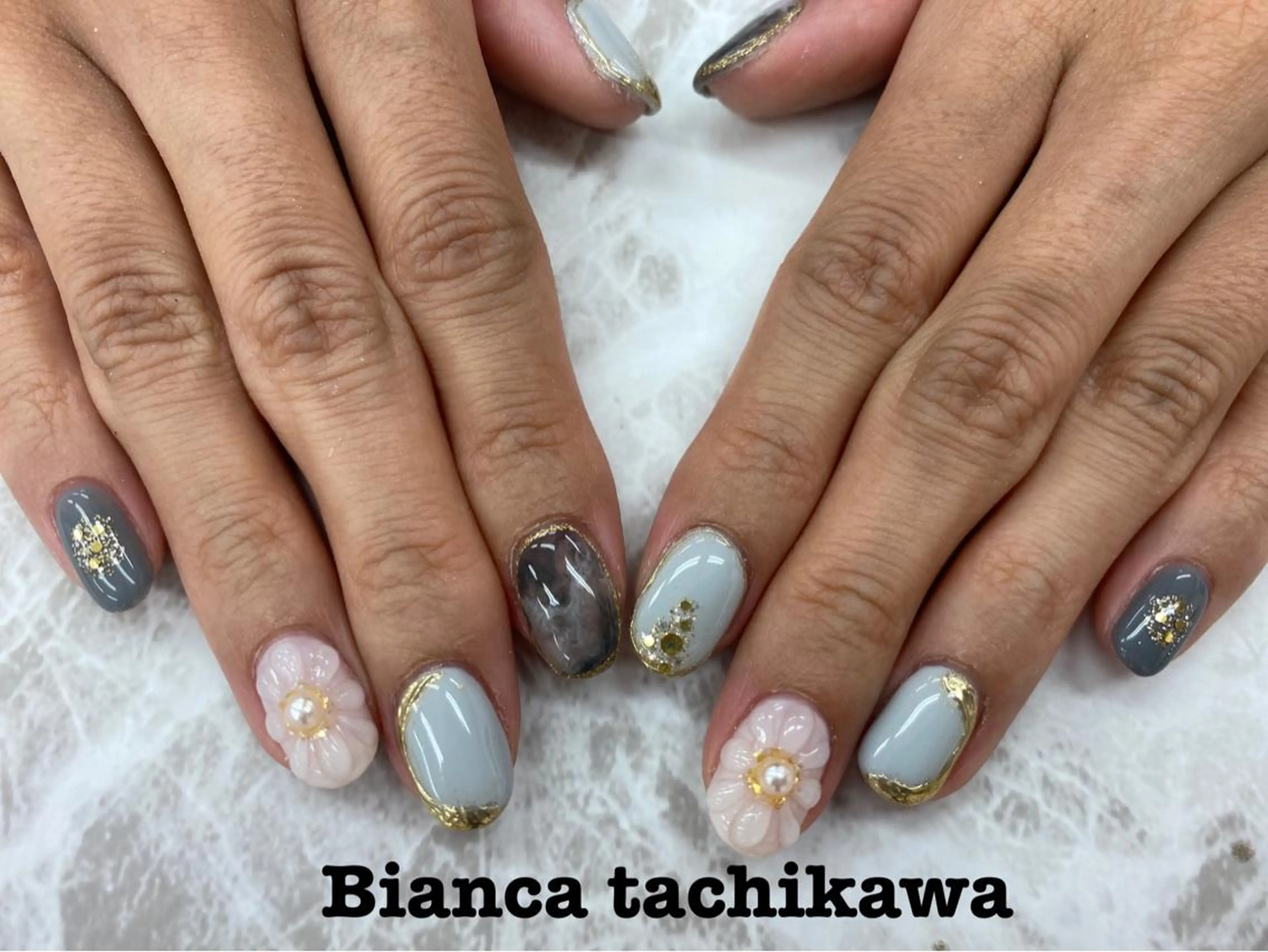 ネイル Bianca 立川店 小川のネイルデザイン
