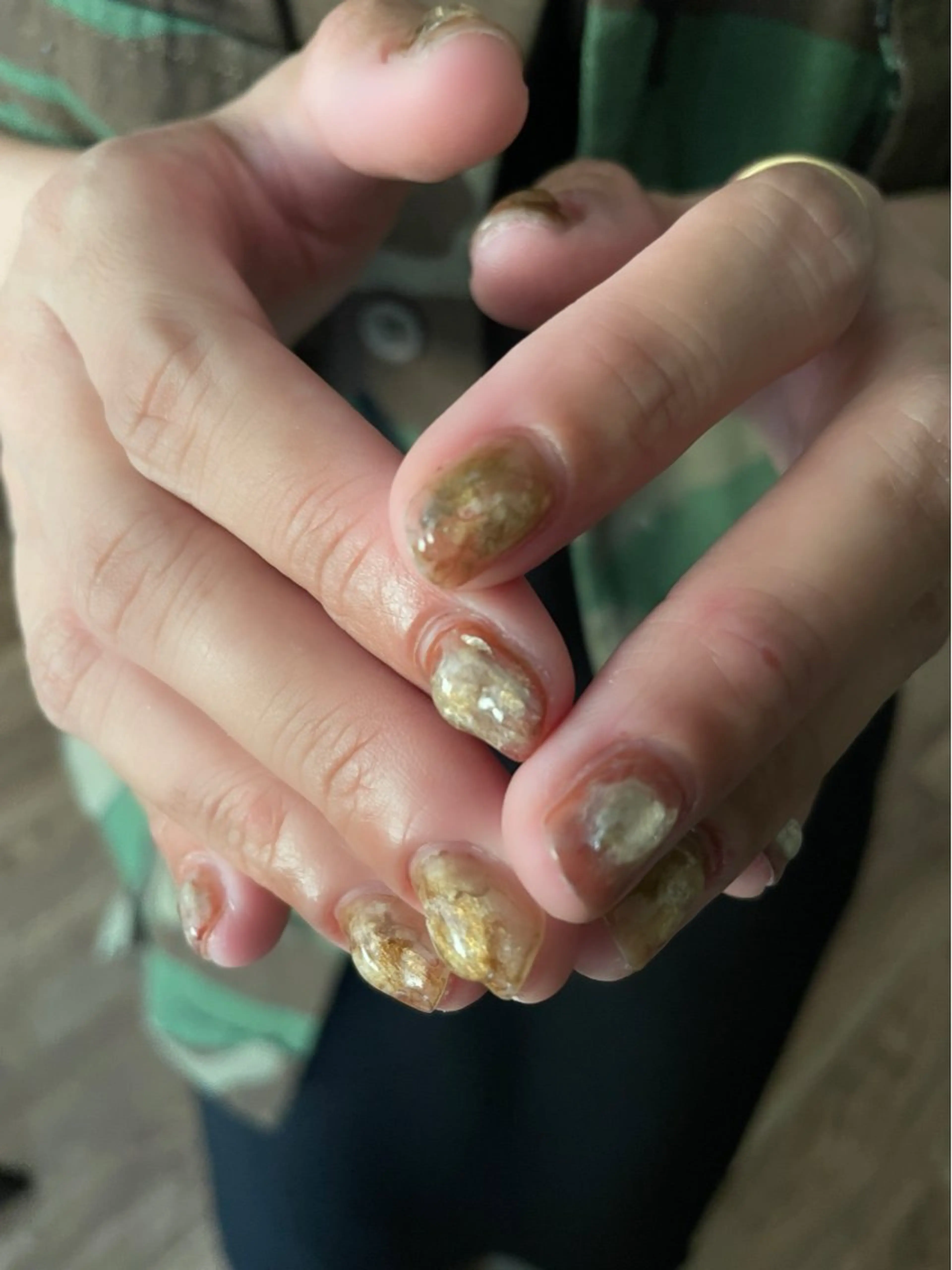 ネイル ジェルネイル ニュアンスネイル ハンドネイル "achoe" コエ HARUNAのネイルデザイン