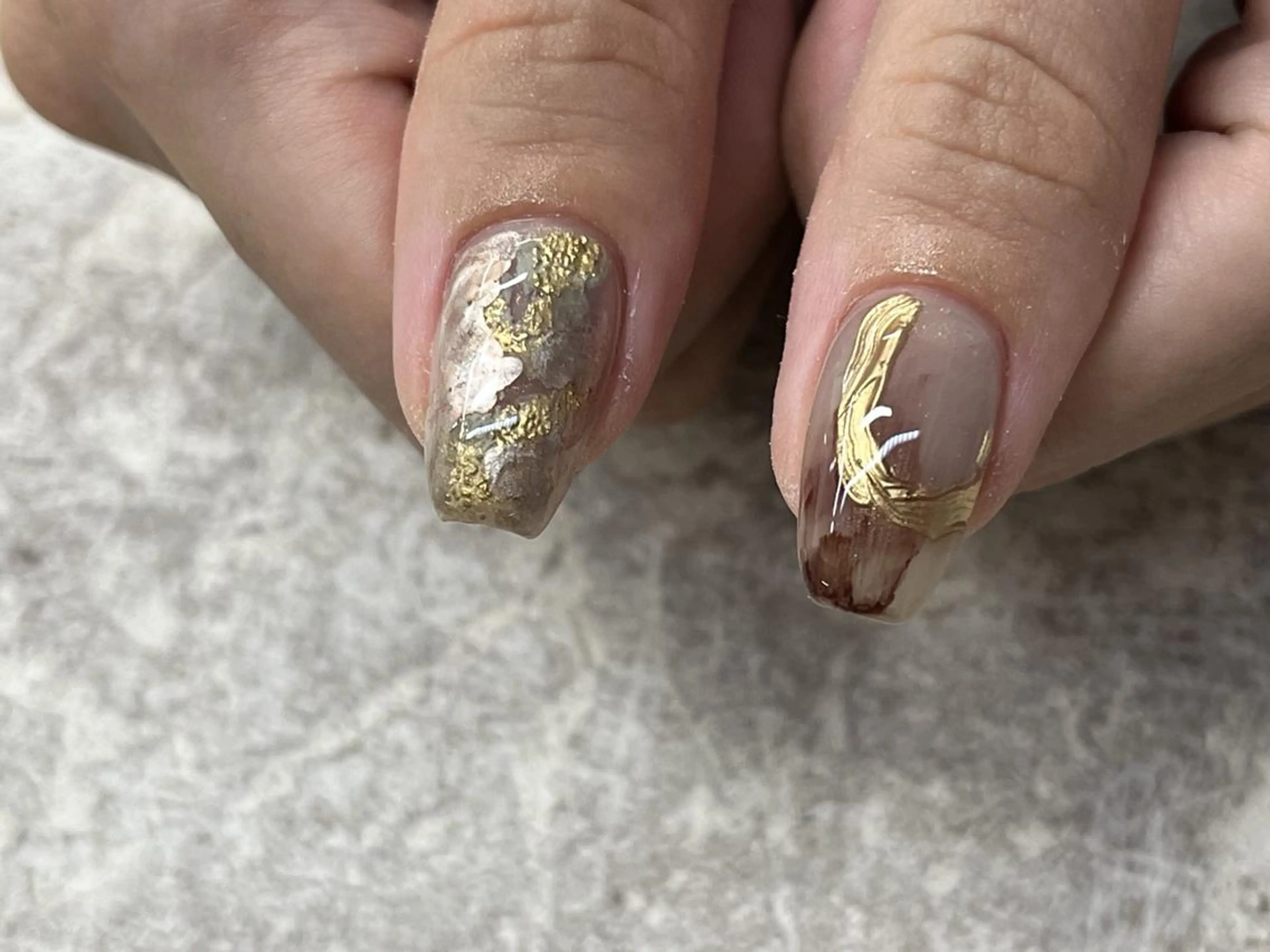 ネイル ニュアンスネイル ハンドネイル ベターネイル 浅草橋のネイルデザイン