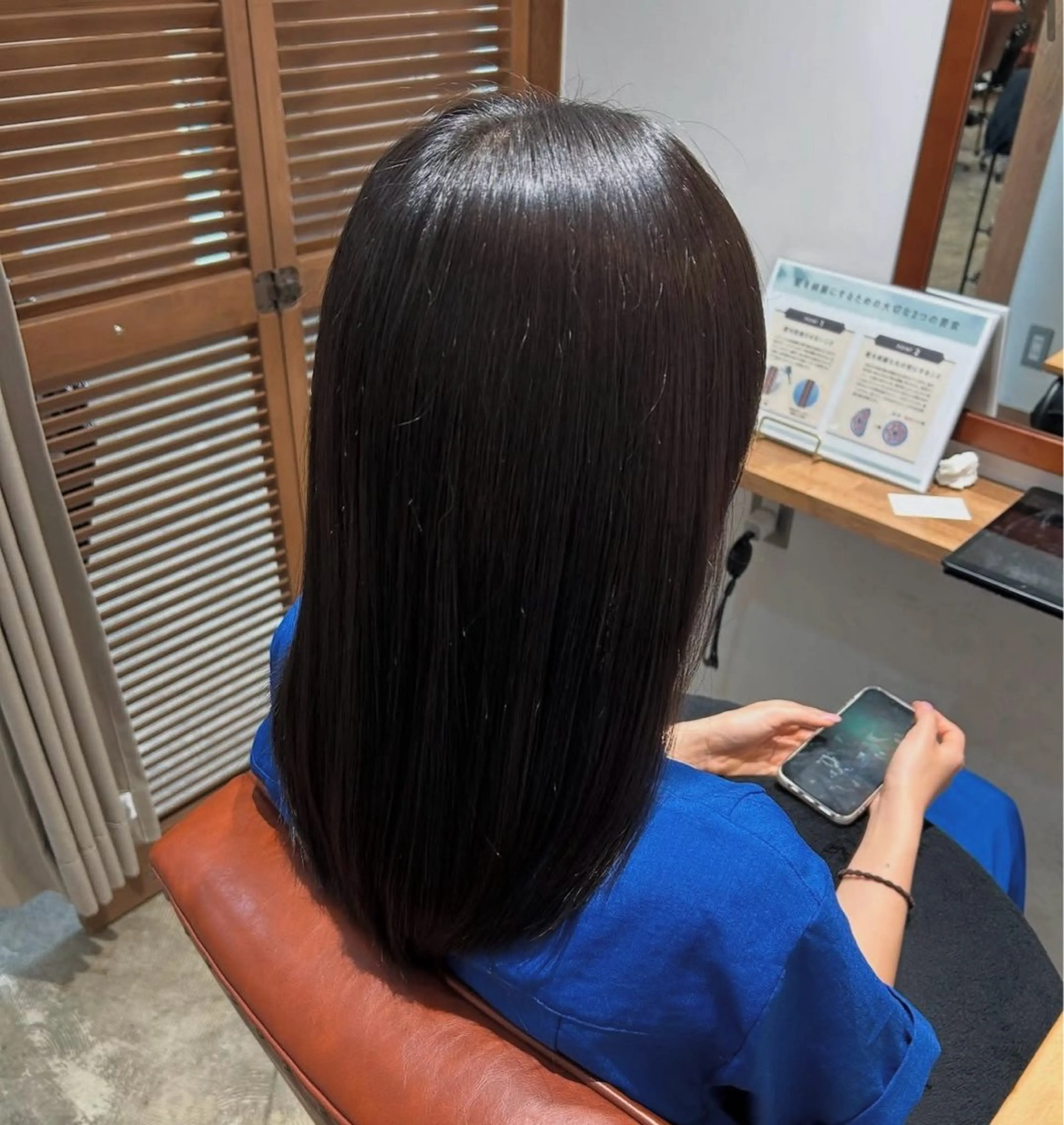 ロング カラー メンズカットモデル/ 犬塚愛奈のヘアスタイル