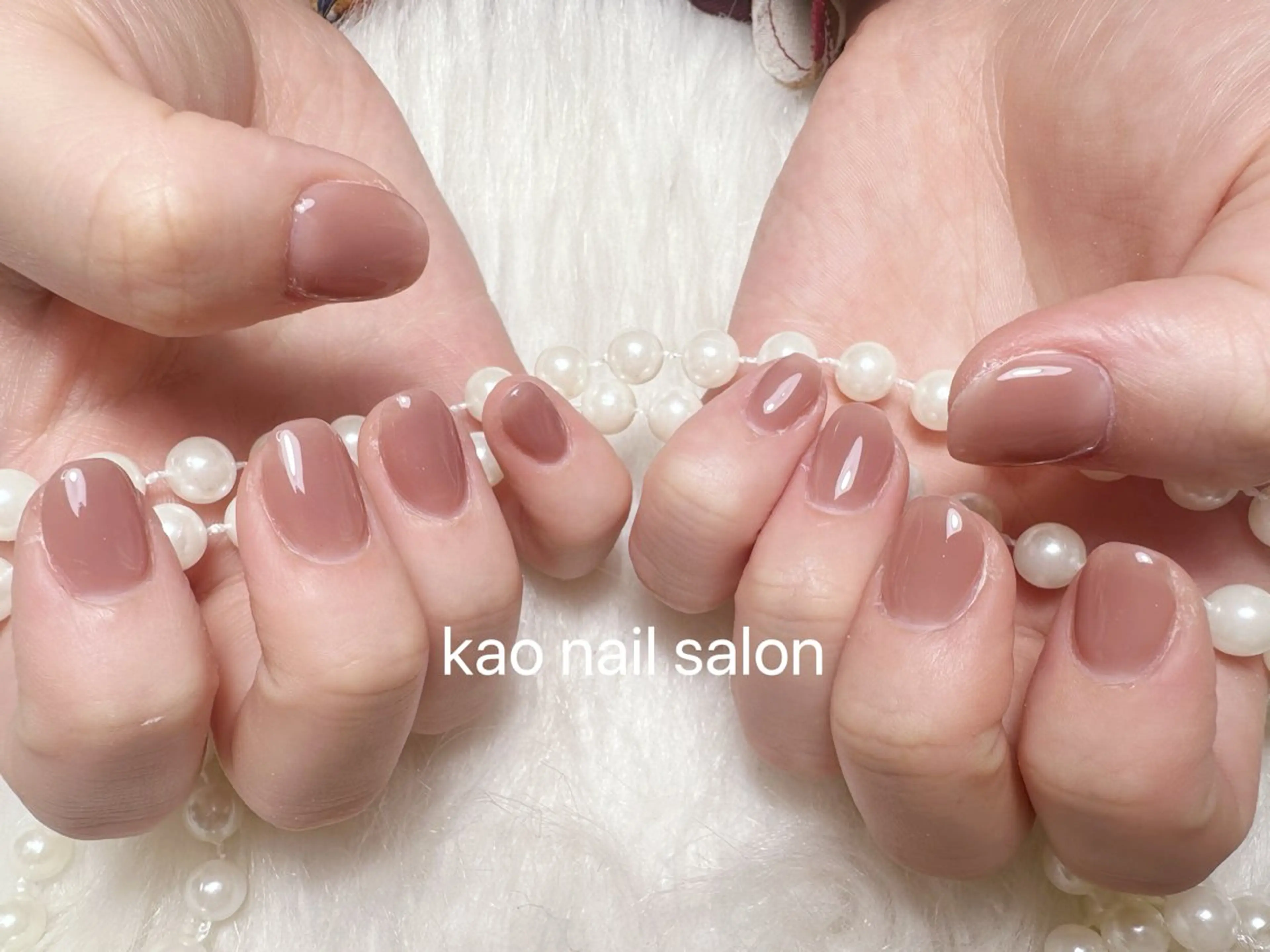 ネイル ハンドネイル kao nail マグネット/長さだしのネイルデザイン